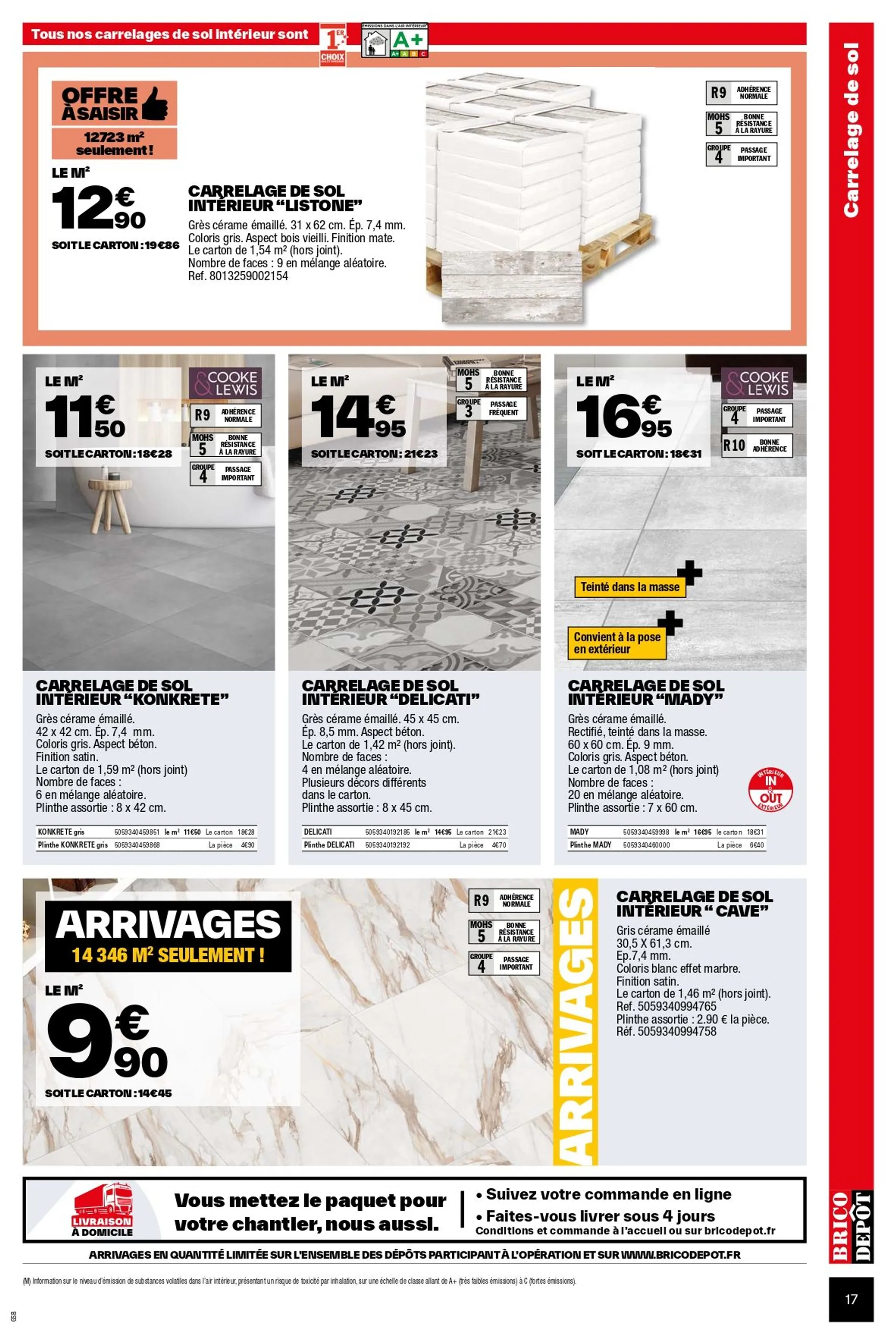 Brico Dépôt Offres de catalogue du 30 août au 12 septembre 2024 - Catalogue page 17