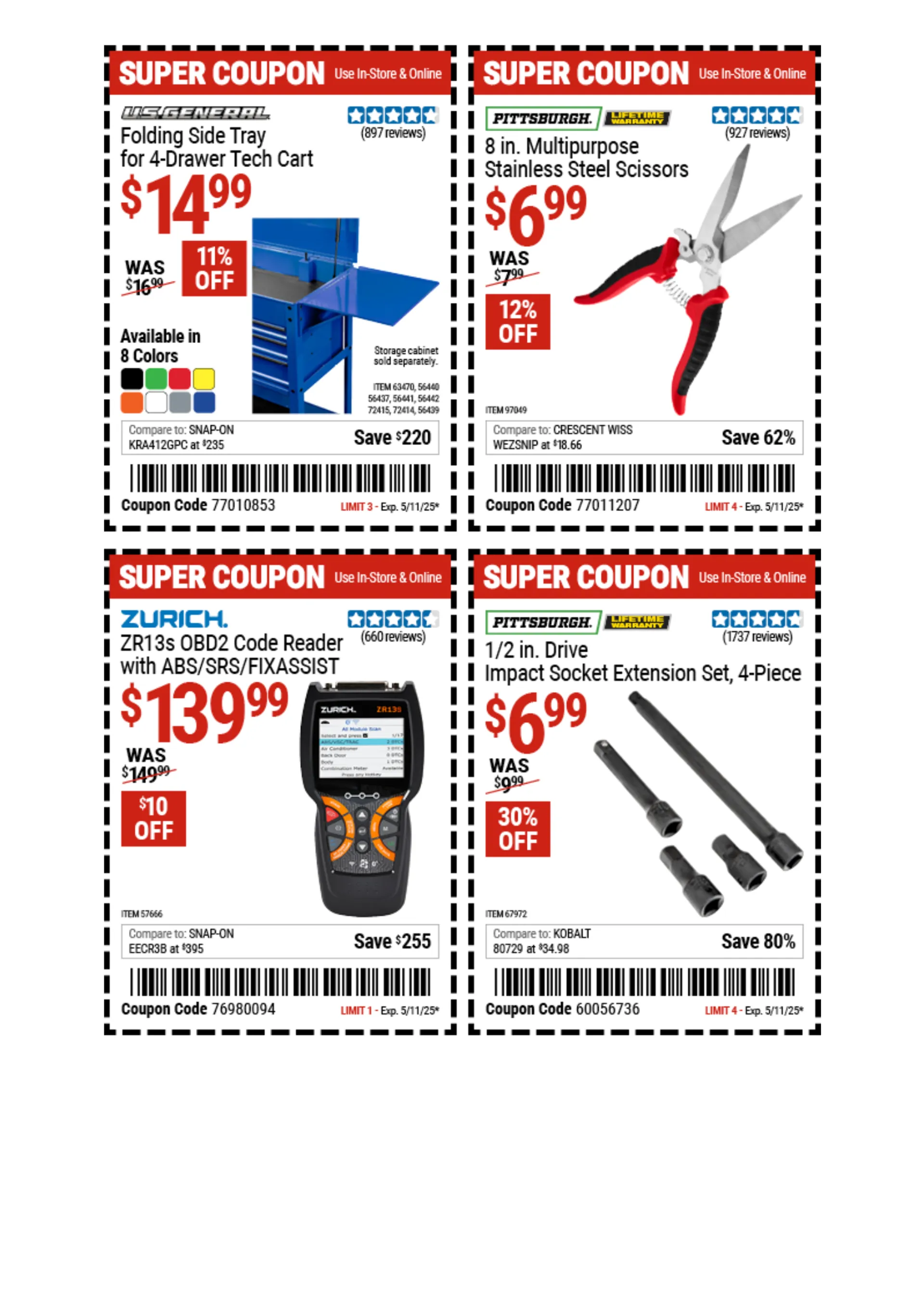 Weekly ad Coupons and Instant Savings  from May 8 to May 22 2025 - Page 17