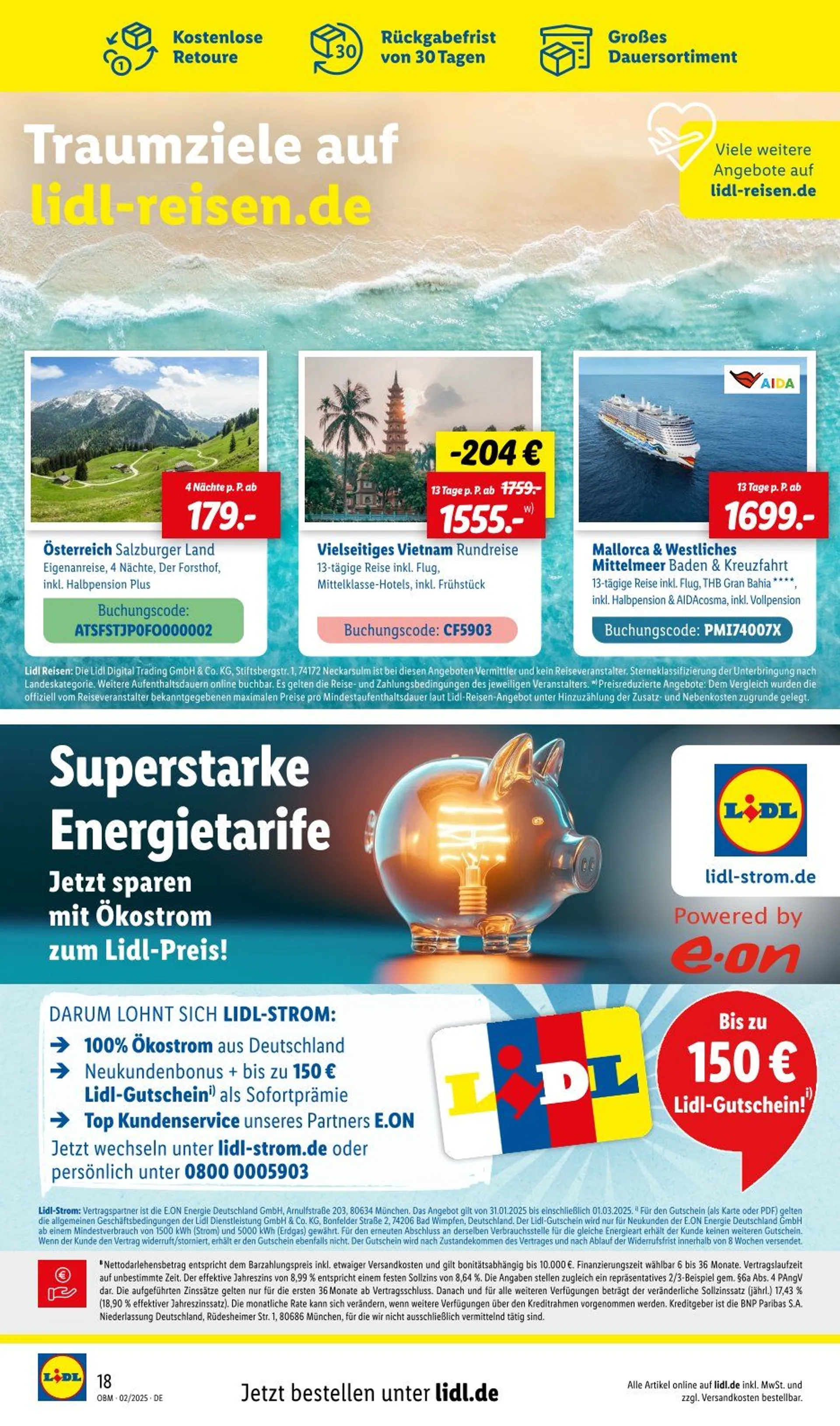 Lidl Prospekt von 3. Februar bis 28. Februar 2025 - Prospekt seite 18