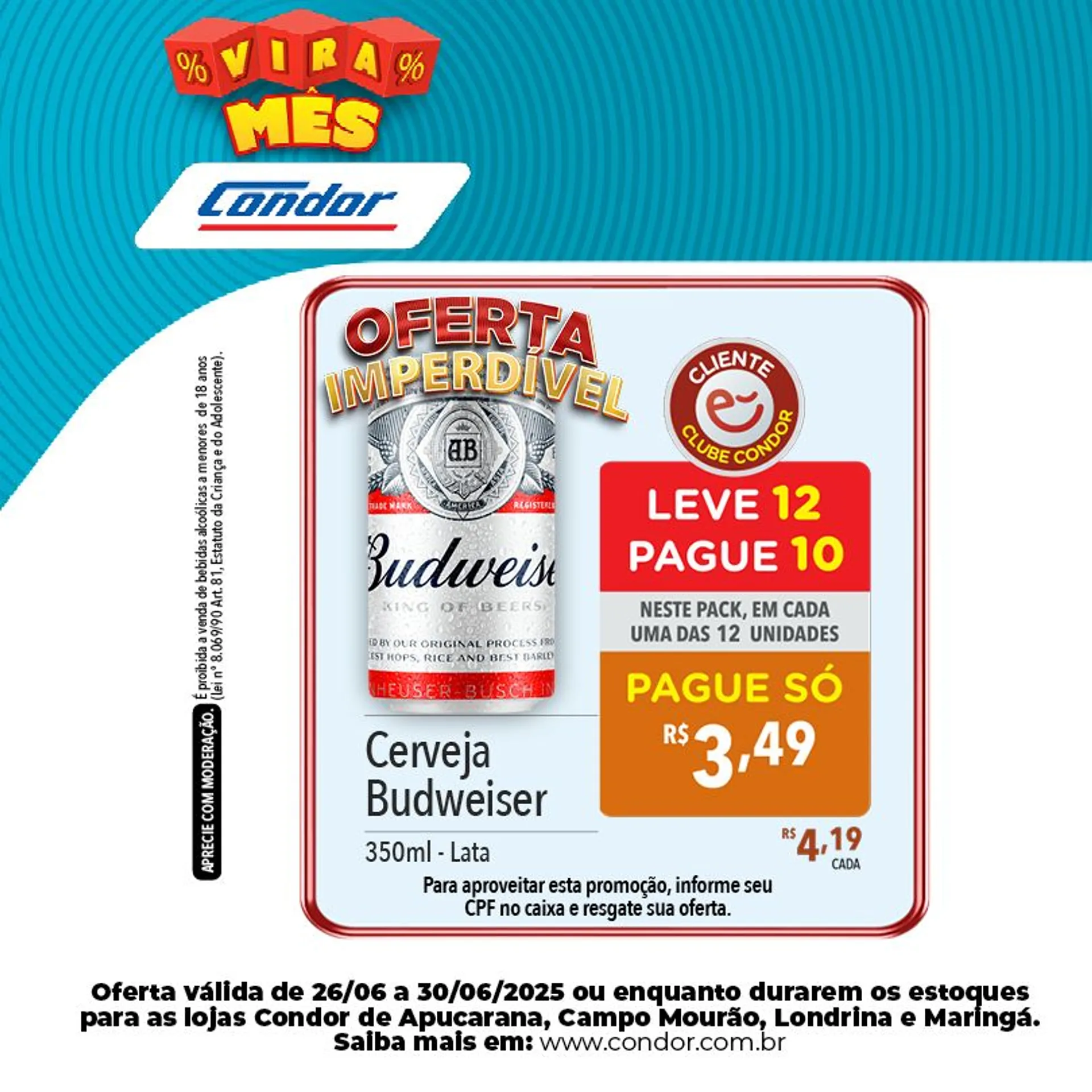Encarte de Folhetos Supermercados Condor 26 de junho até 30 de junho 2025 - Pagina 