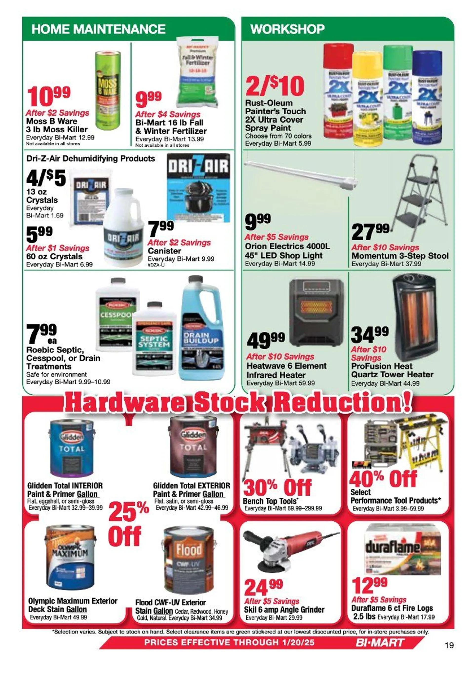 Weekly ad Bi-Mart Sles from December 31 to January 20 2025 - Page 19