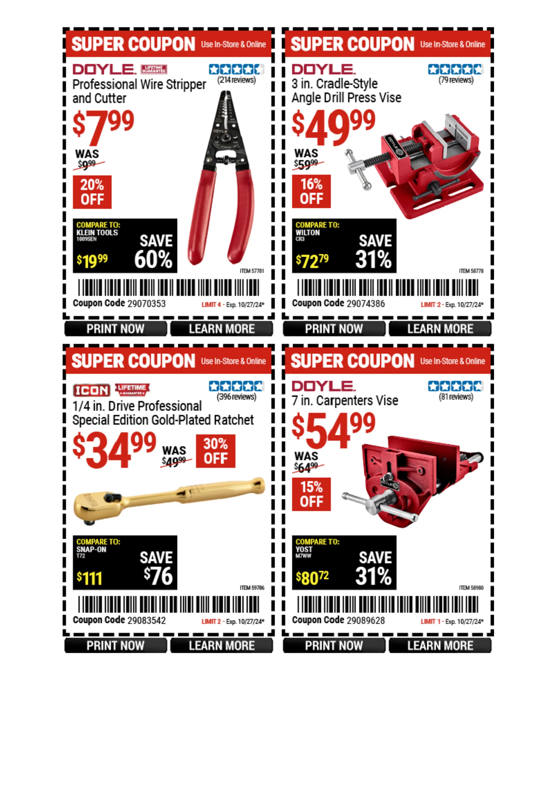 Weekly ad Harbor Freight Weekly Ad from October 21 to October 27 2024 - Page 18