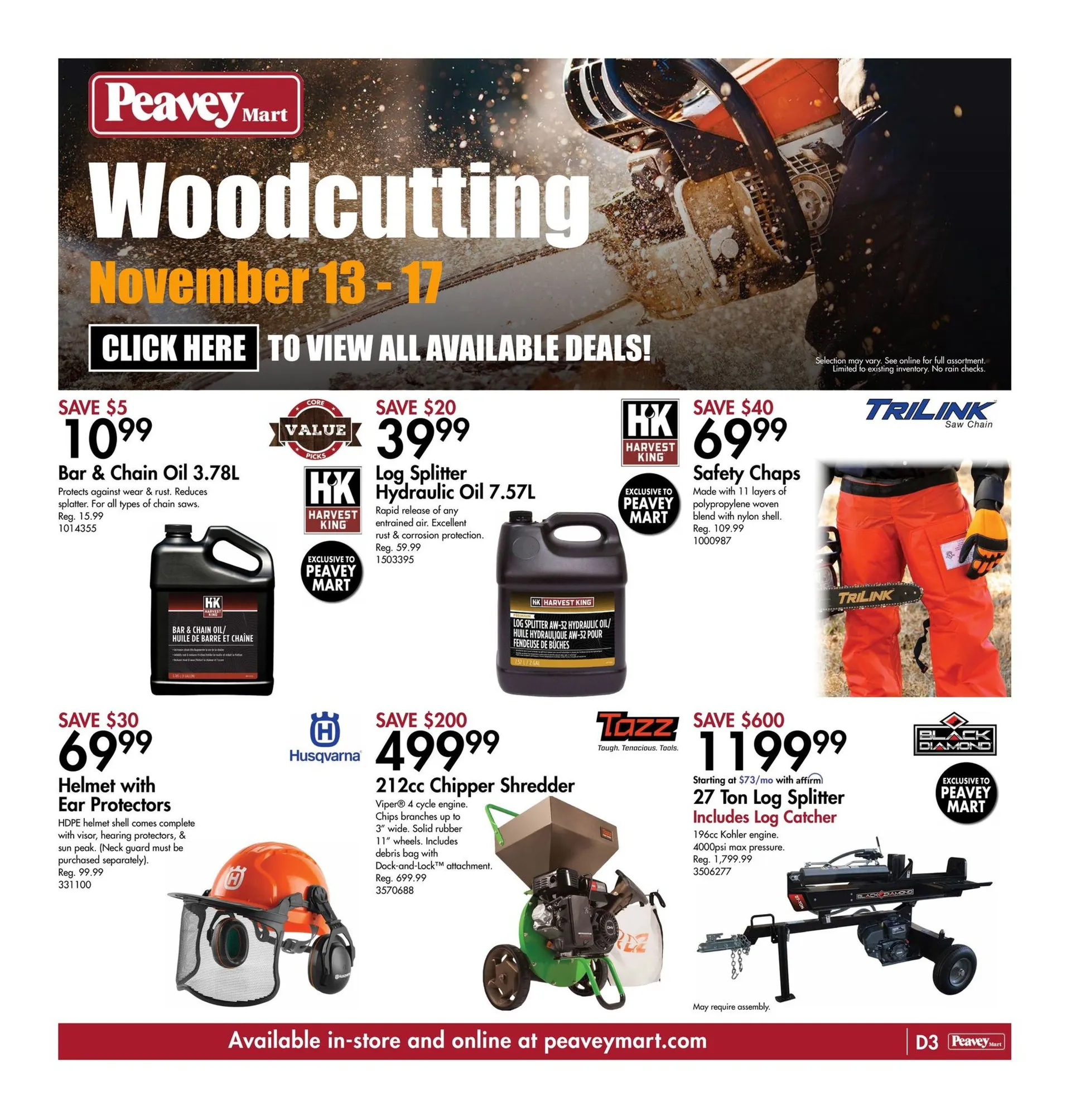 Peavey Mart Deals from November 15 to November 21 2024 - flyer page 19