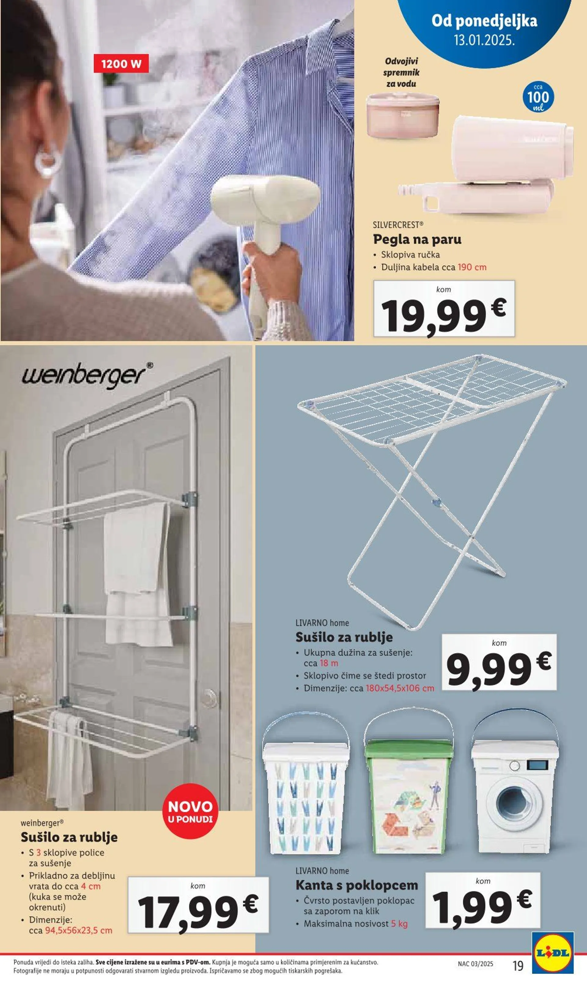 Katalog Lidl Posebna  od 13. siječnja do 18. siječnja 2025. - Pregled Stranica 19