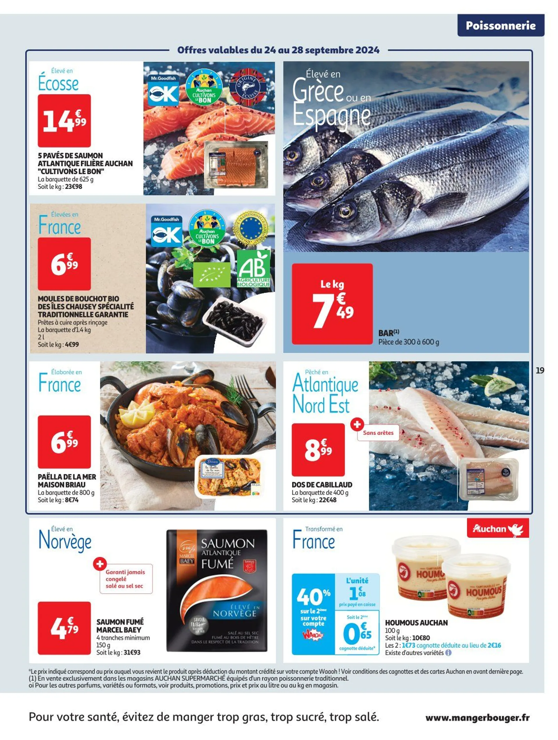 Auchan Offres de brochures du 24 septembre au 6 octobre 2024 - Catalogue page 19