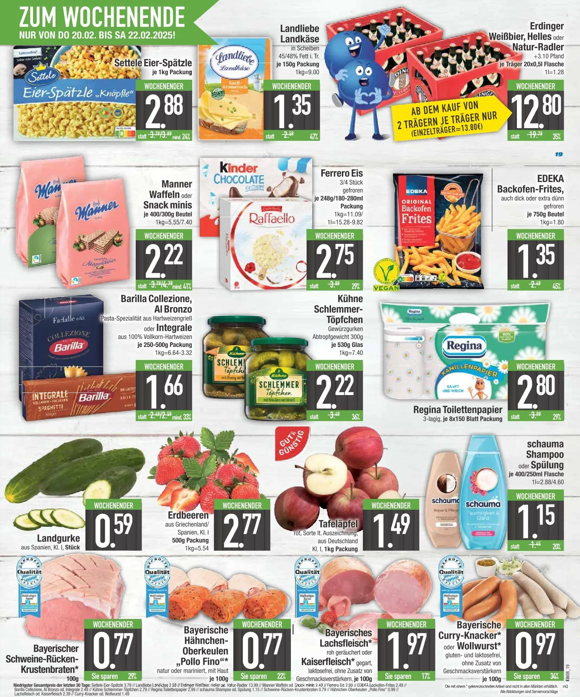 Edeka Prospekt  von 16. Februar bis 22. Februar 2025 - Prospekt seite 19