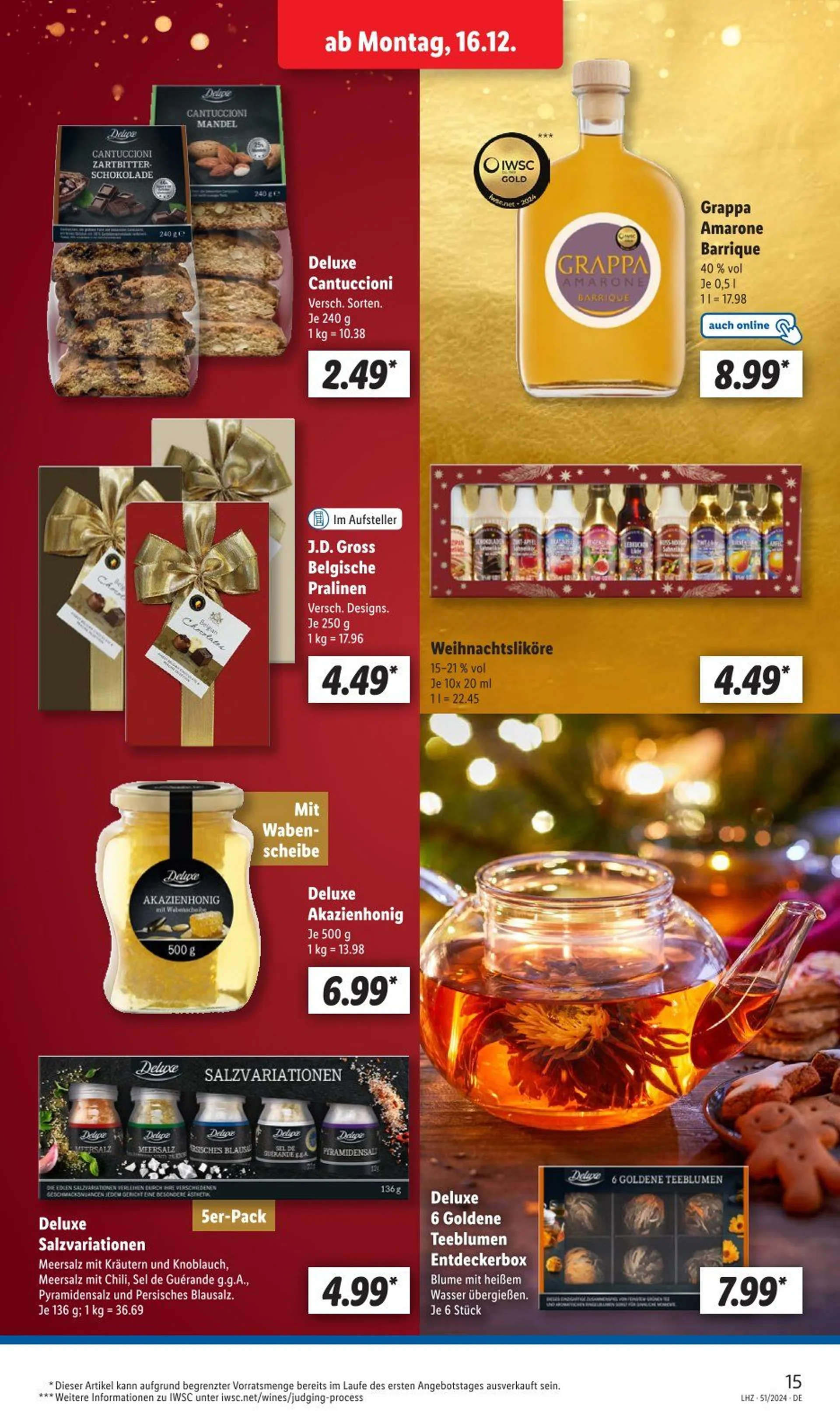 Lidl Prospekt von 16. Dezember bis 21. Dezember 2024 - Prospekt seite 19