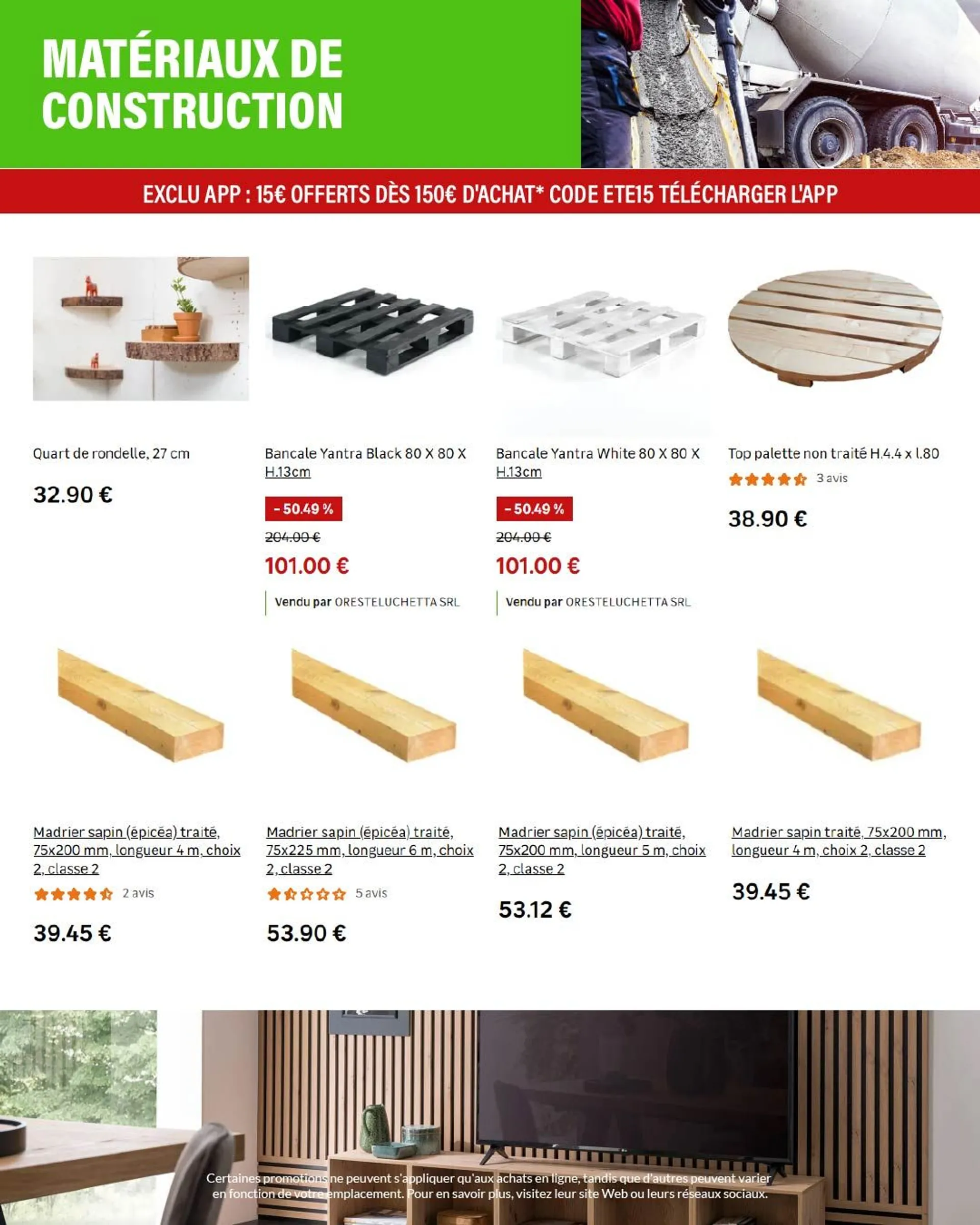 PROMOS DE LEROY MERLIN du 25 juillet au 8 août 2024 - Catalogue page 19