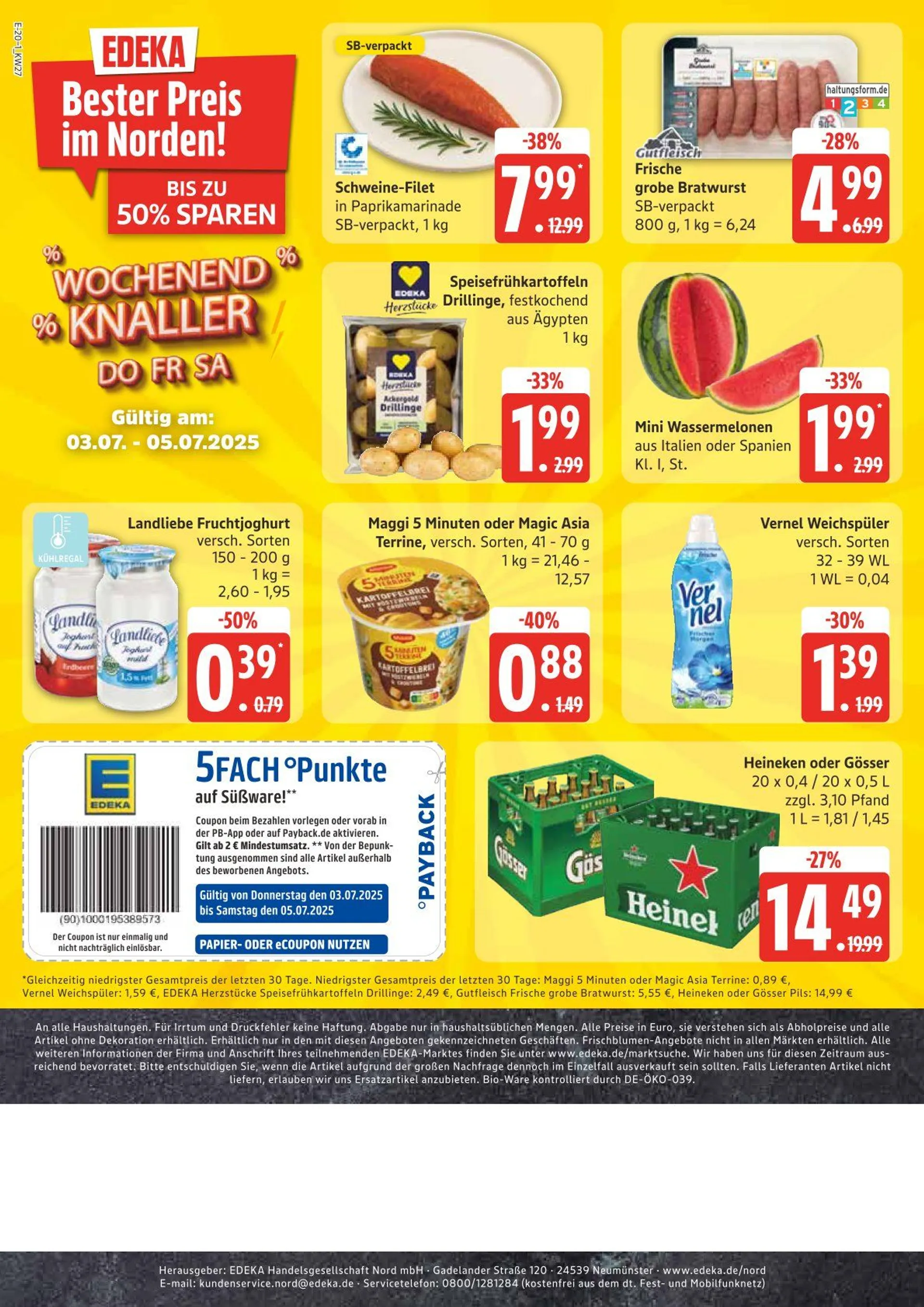 Edeka Prospekt von 30. Juni bis 5. Juli 2025 - Prospekt seite 23