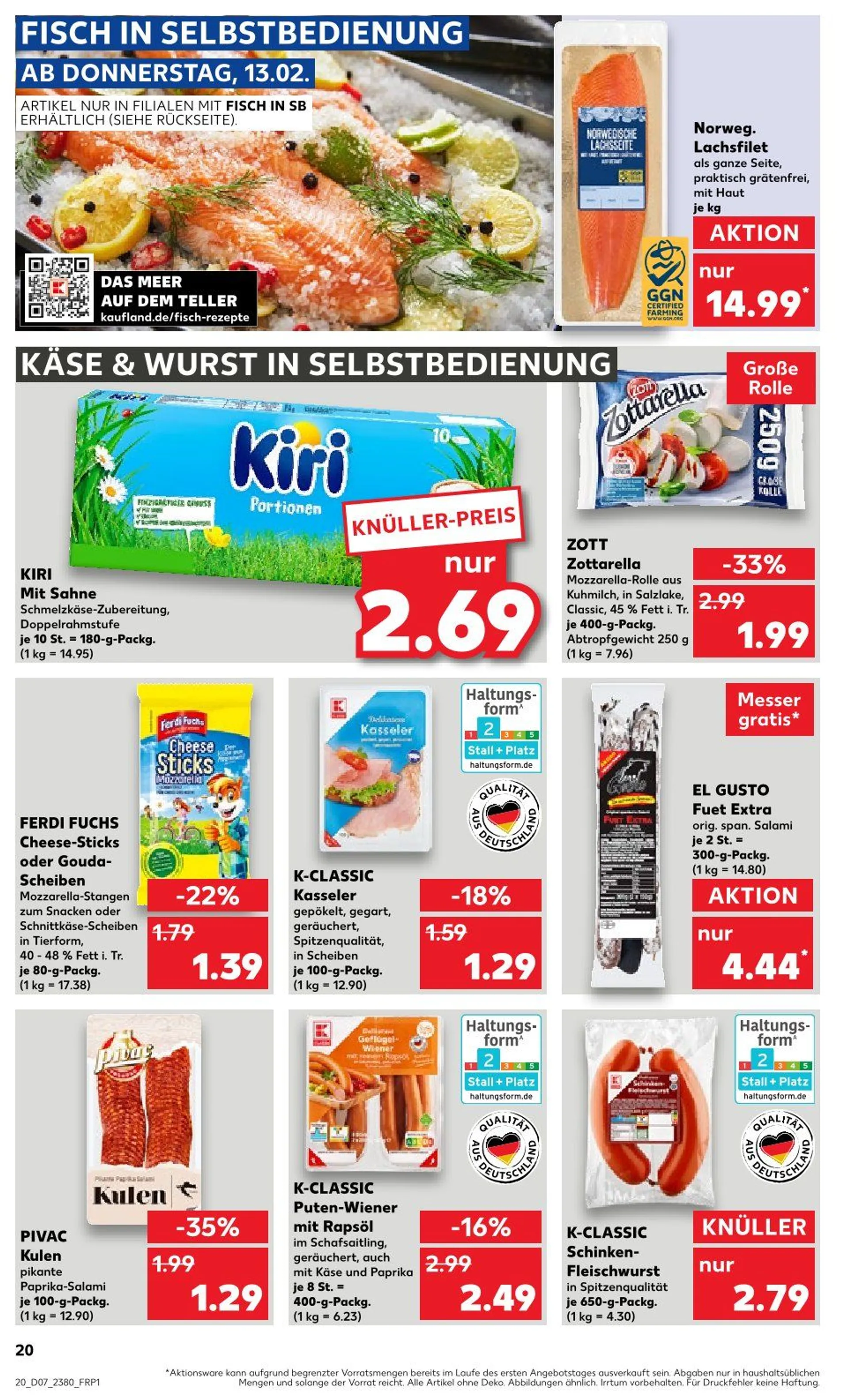Kaufland Prospekt von 13. Februar bis 19. Februar 2025 - Prospekt seite 20