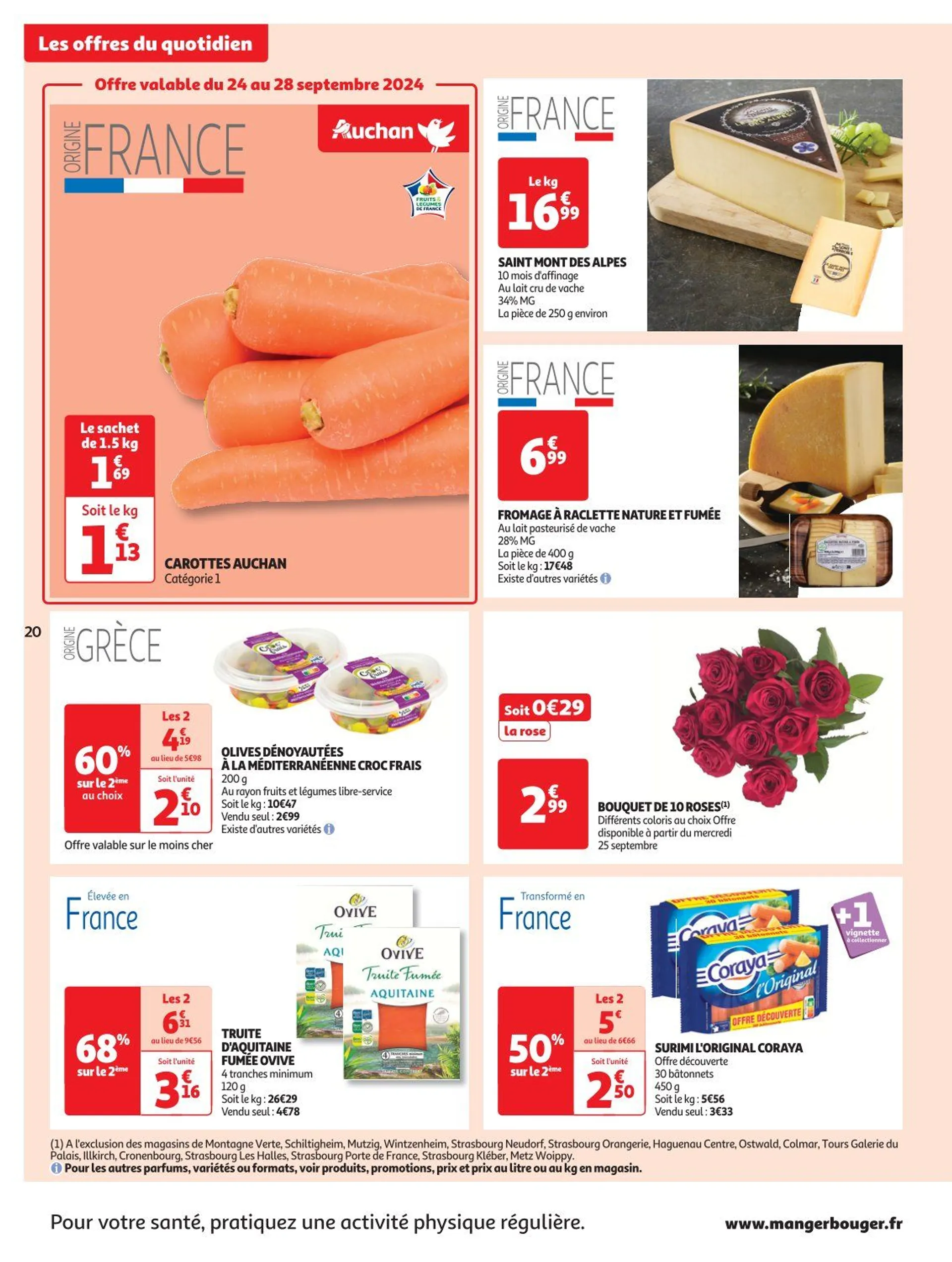 Auchan Offres de brochures du 24 septembre au 6 octobre 2024 - Catalogue page 20