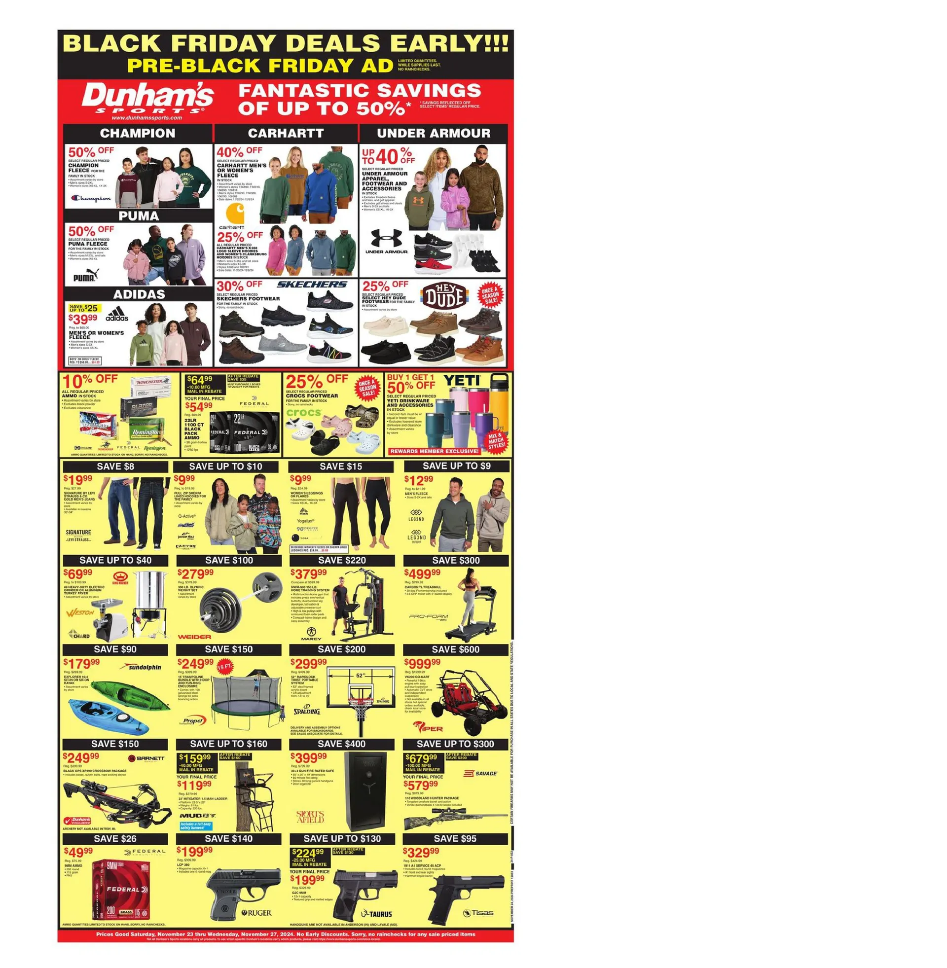 Weekly ad Dunham's Sports sales from November 23 to November 27 2024 - Page 