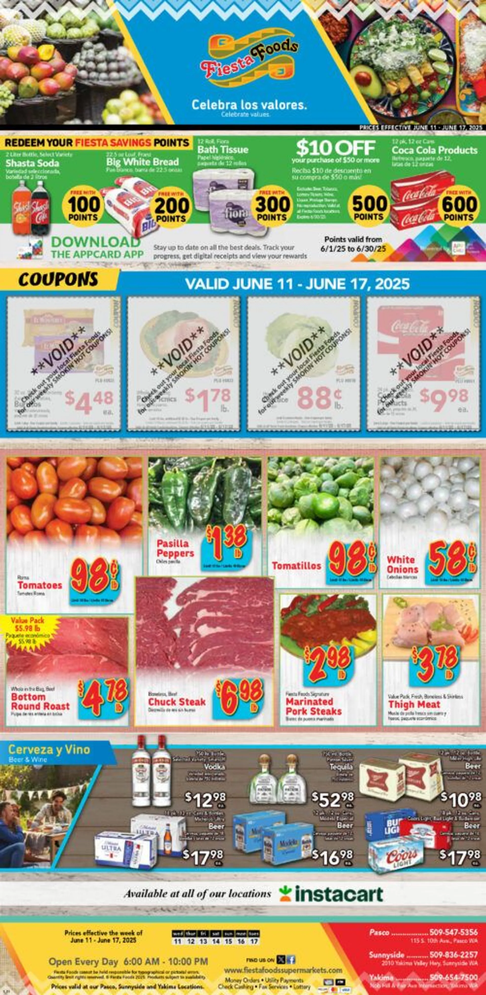 Weekly ad  Fiesta Foods SuperMarkets weekly ads from June 11 to June 17 2025 - Page 1