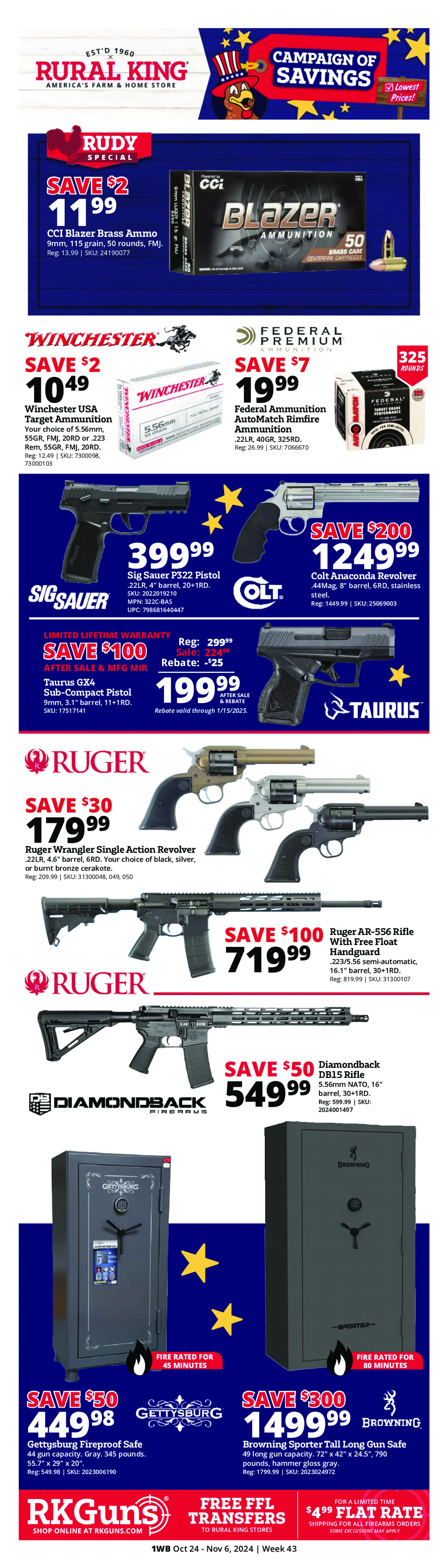 Weekly ad Rural King sales from October 24 to November 6 2024 - Page 