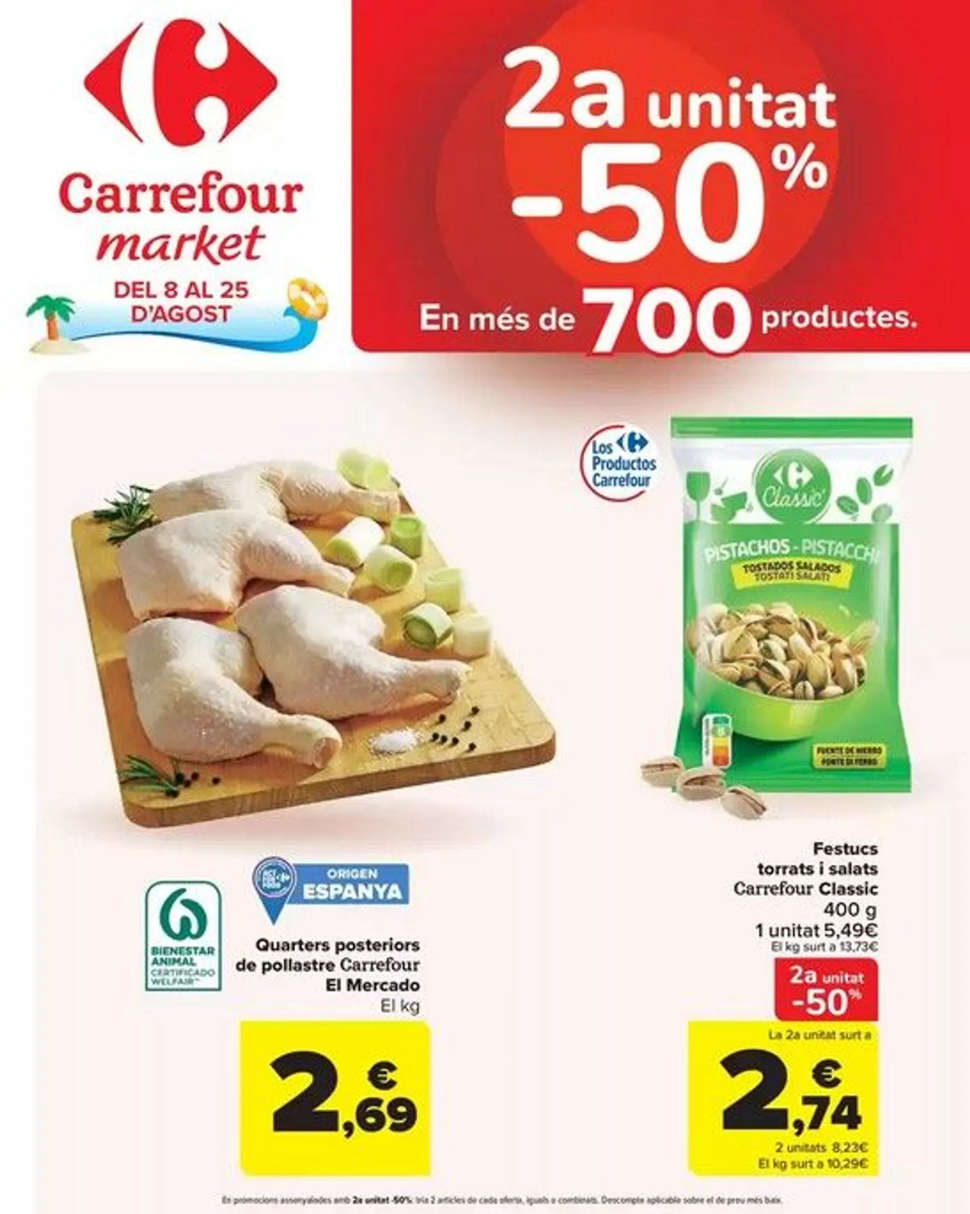 Catálogo de Carrefour Market Ofertas 8 de agosto al 25 de agosto 2025 - Página 1
