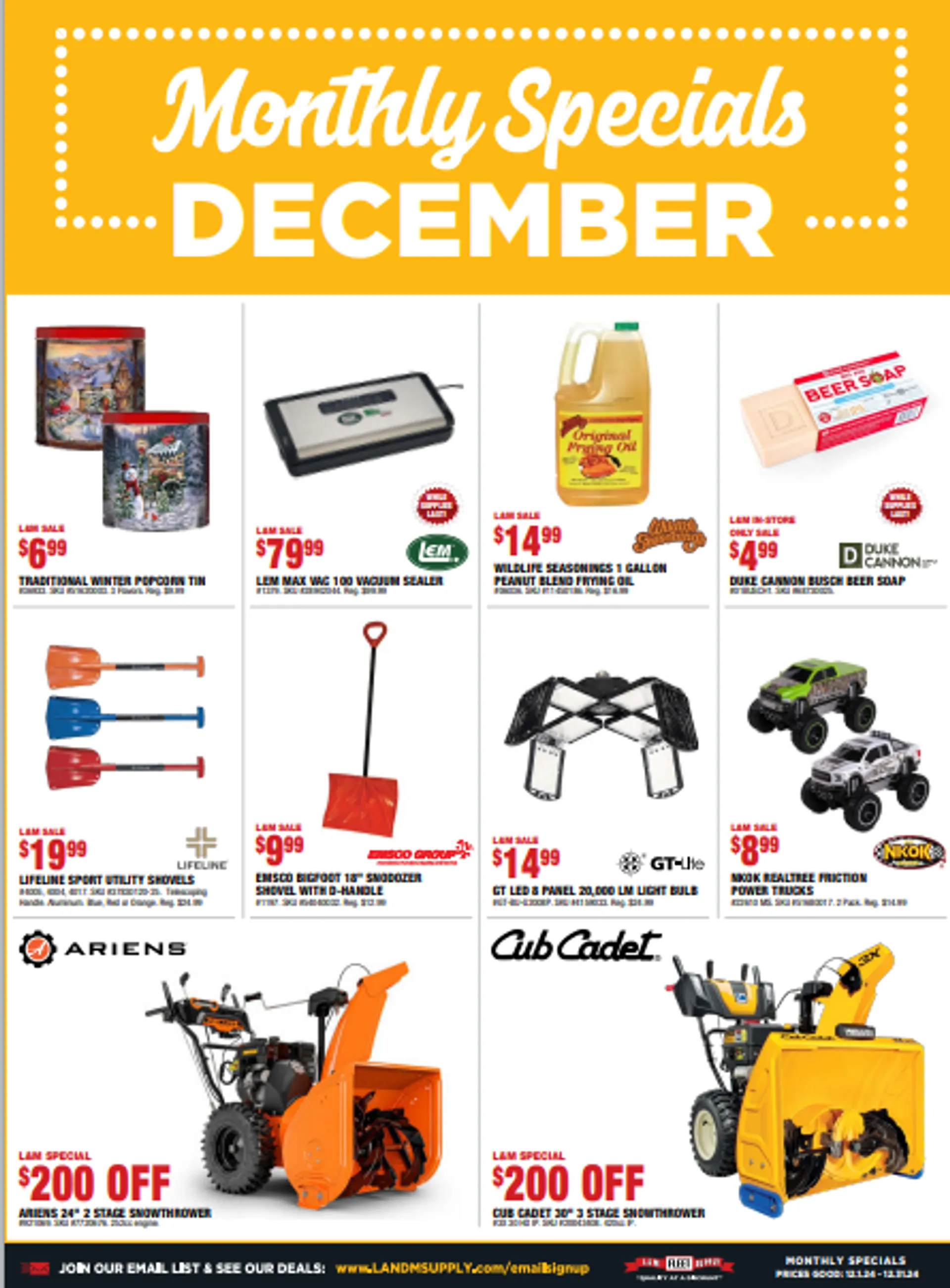 Weekly ad L&M Fleet Supply Deals from December 6 to December 31 2024 - Page 