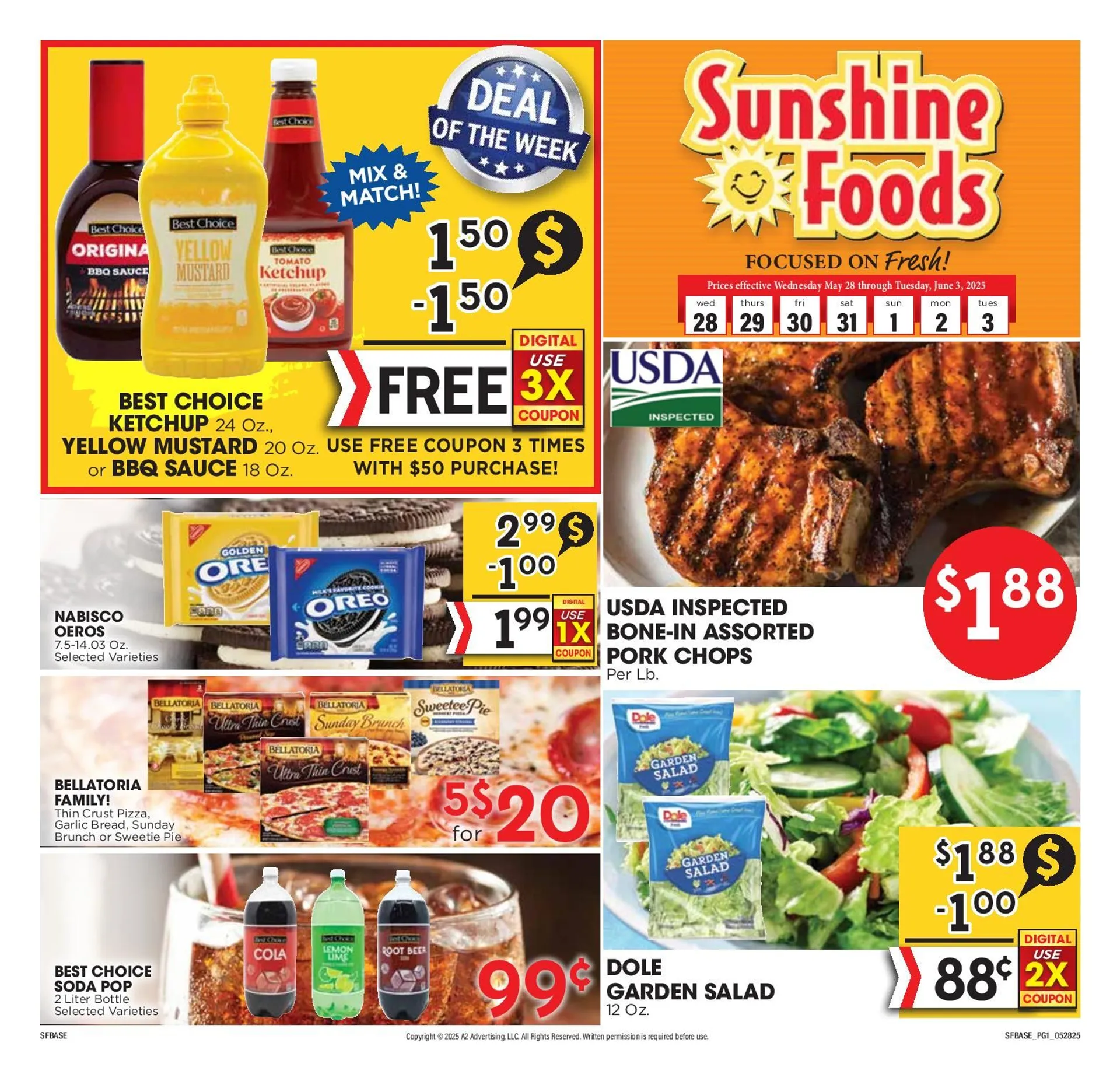 Weekly ad Sunshine Foods Sales from May 28 to June 3 2025 - Page 1