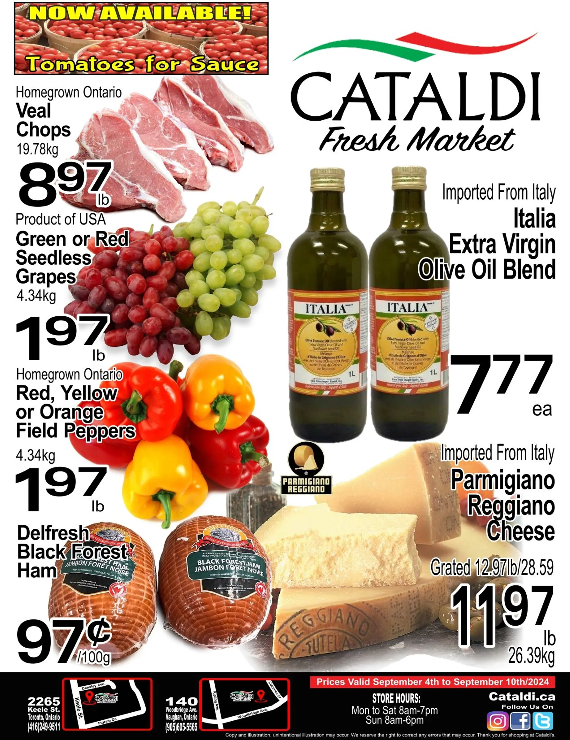 Cataldi Fresh Market Weekly Ad from September 4 to September 10 2024 - flyer page 