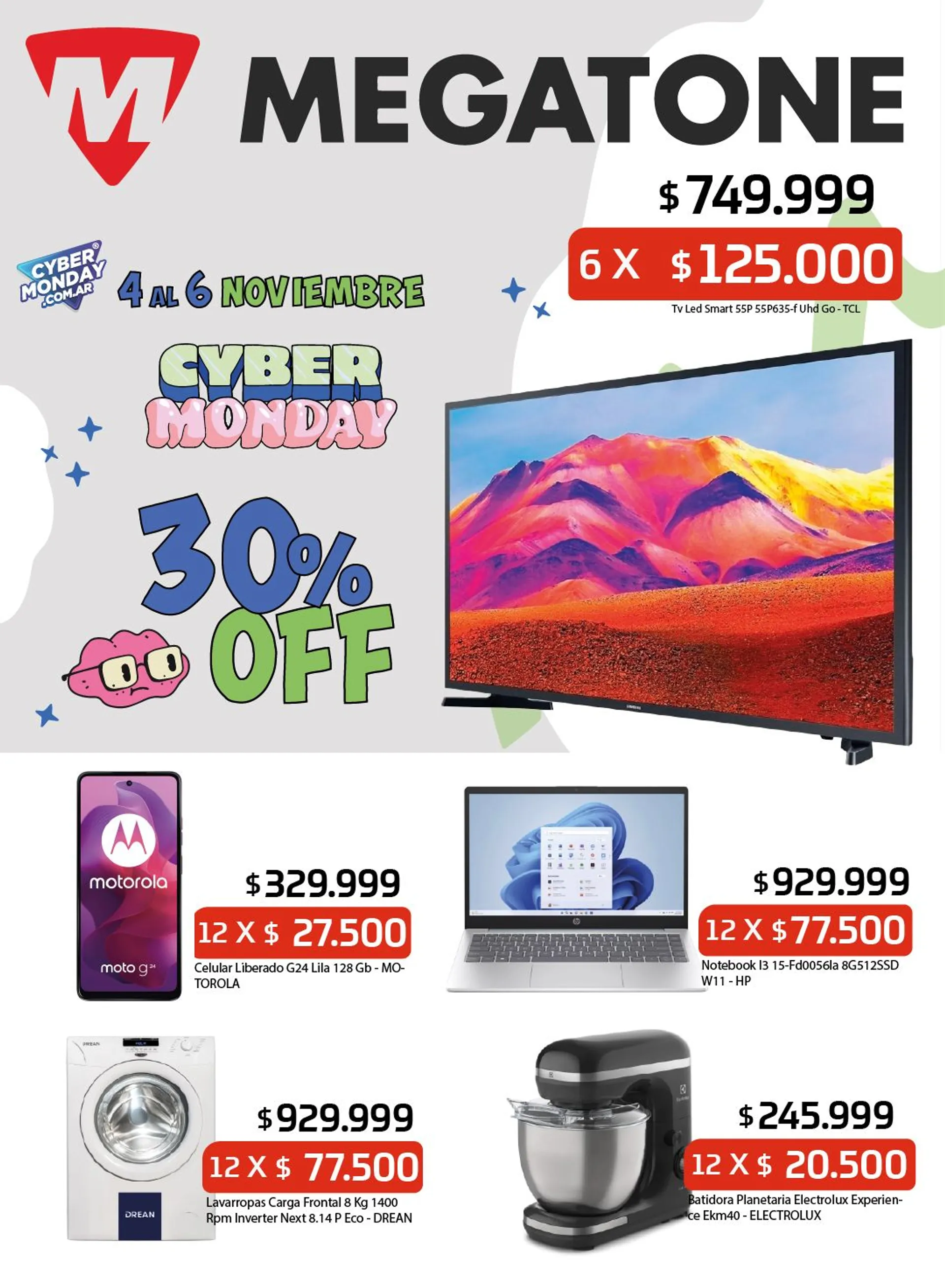 Ofertas de Cyber Monday 29 de octubre al 6 de noviembre 2024 - Página 1 del catálogo