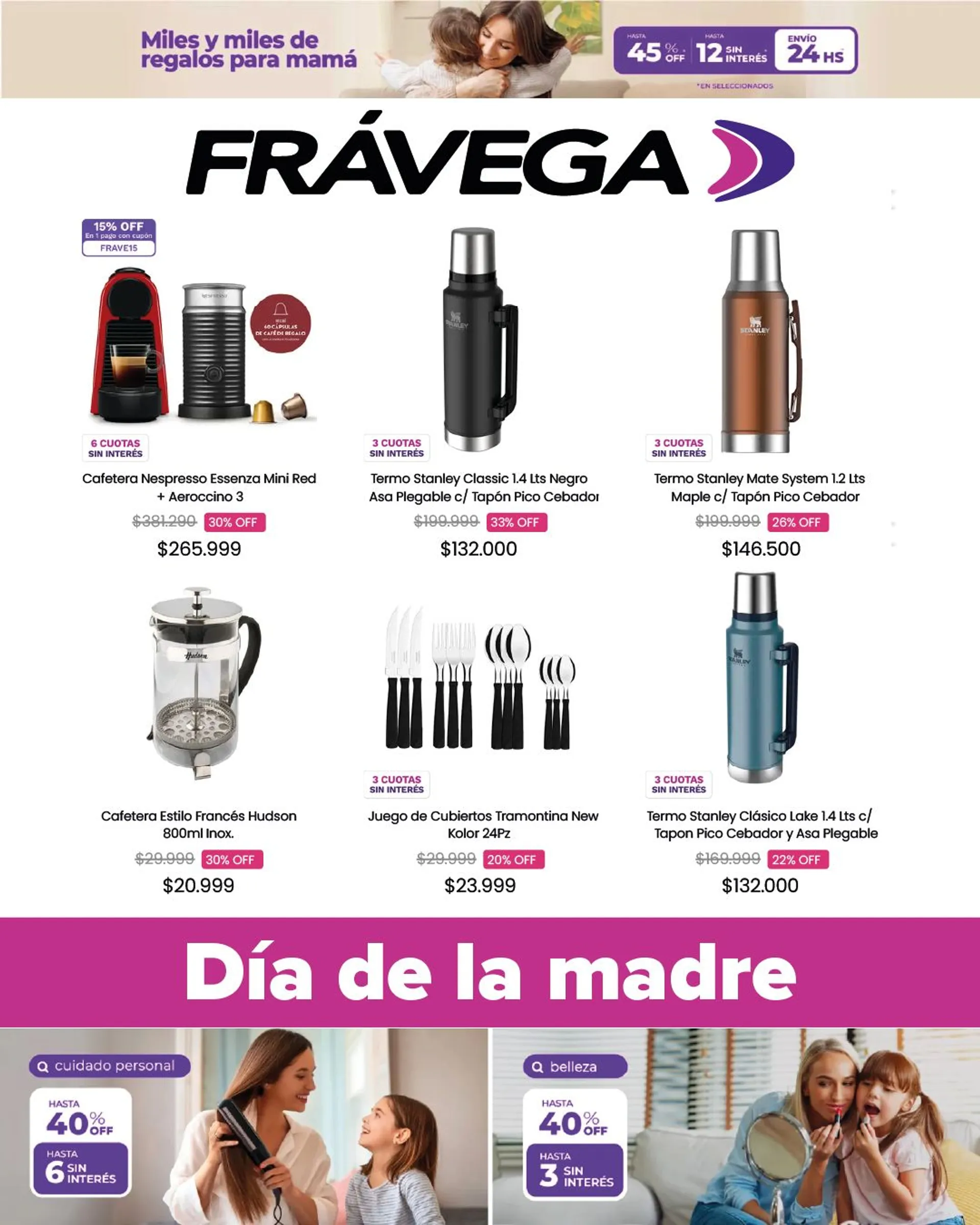 Ofertas de Frávega Ofertas Dia de la madre! 15 de octubre al 20 de octubre 2024 - Página  del catálogo