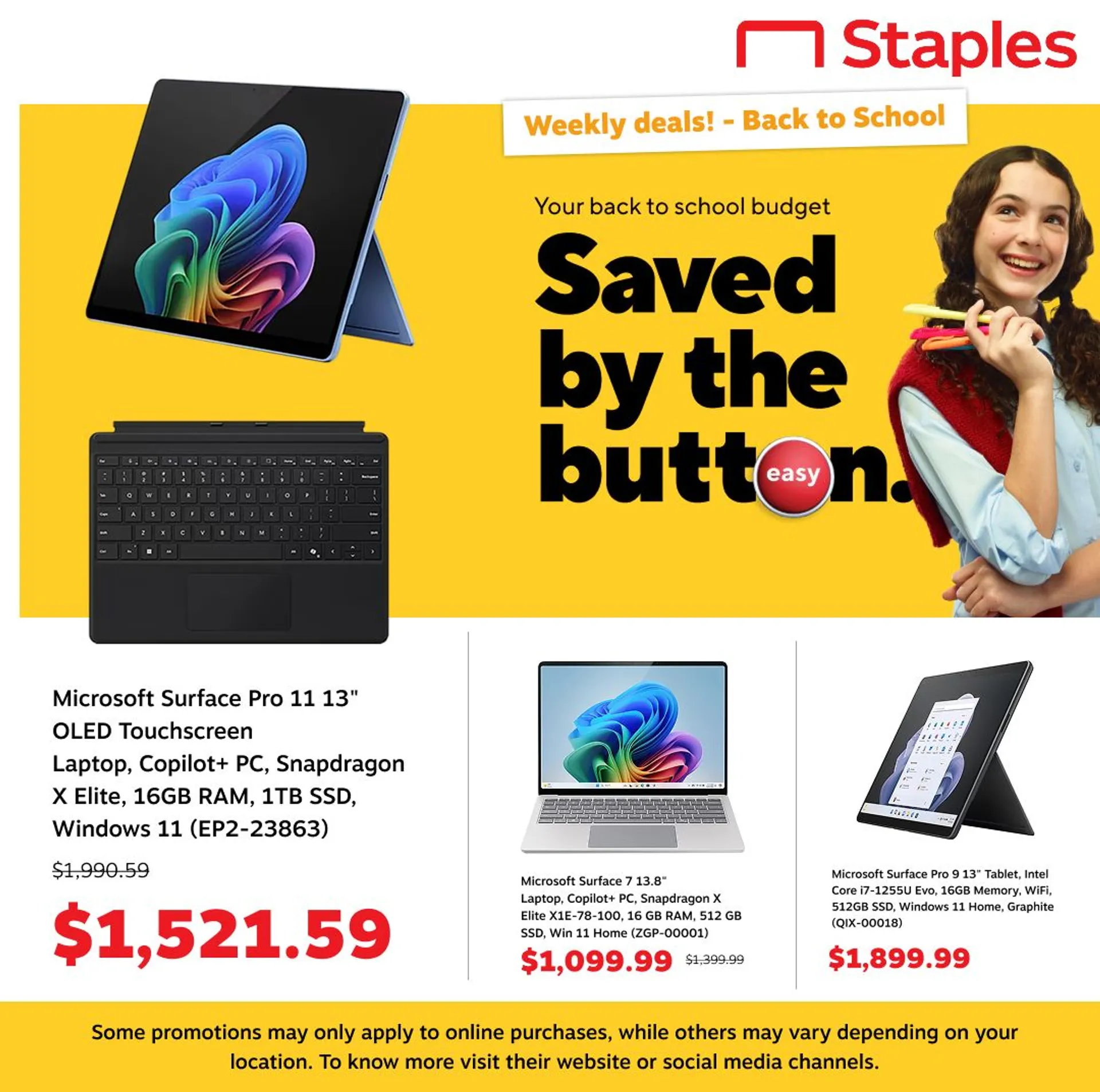 Weekly ad Back to School Deals from July 10 to July 31 2025 - Page 