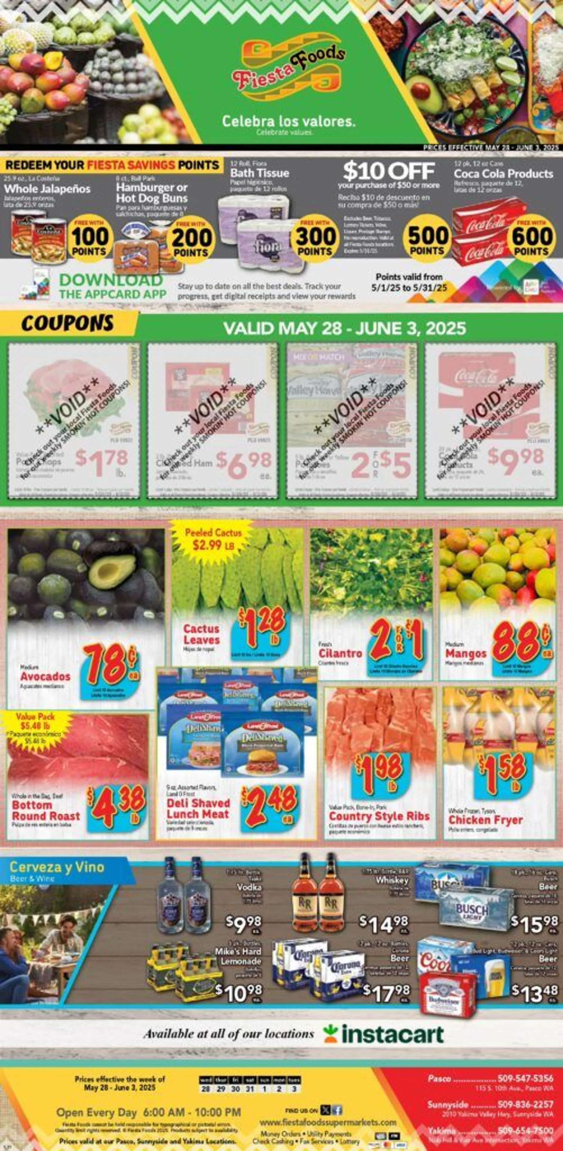 Weekly ad Fiesta Foods Sales from May 28 to June 3 2025 - Page 1
