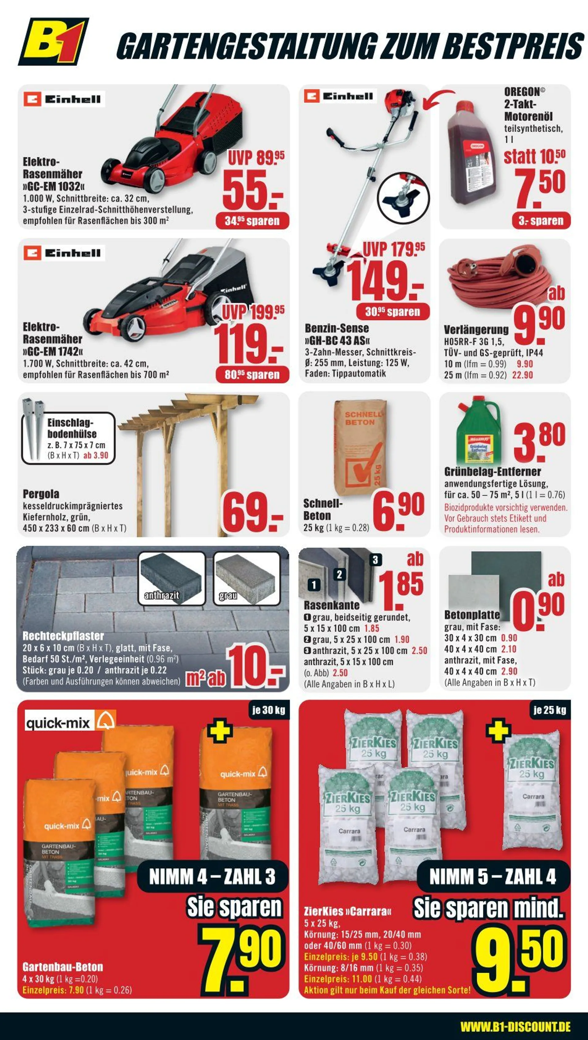 B1 Discount Baumarkt Prospekt von 17. Mai bis 23. Mai 2025 - Prospekt seite 2