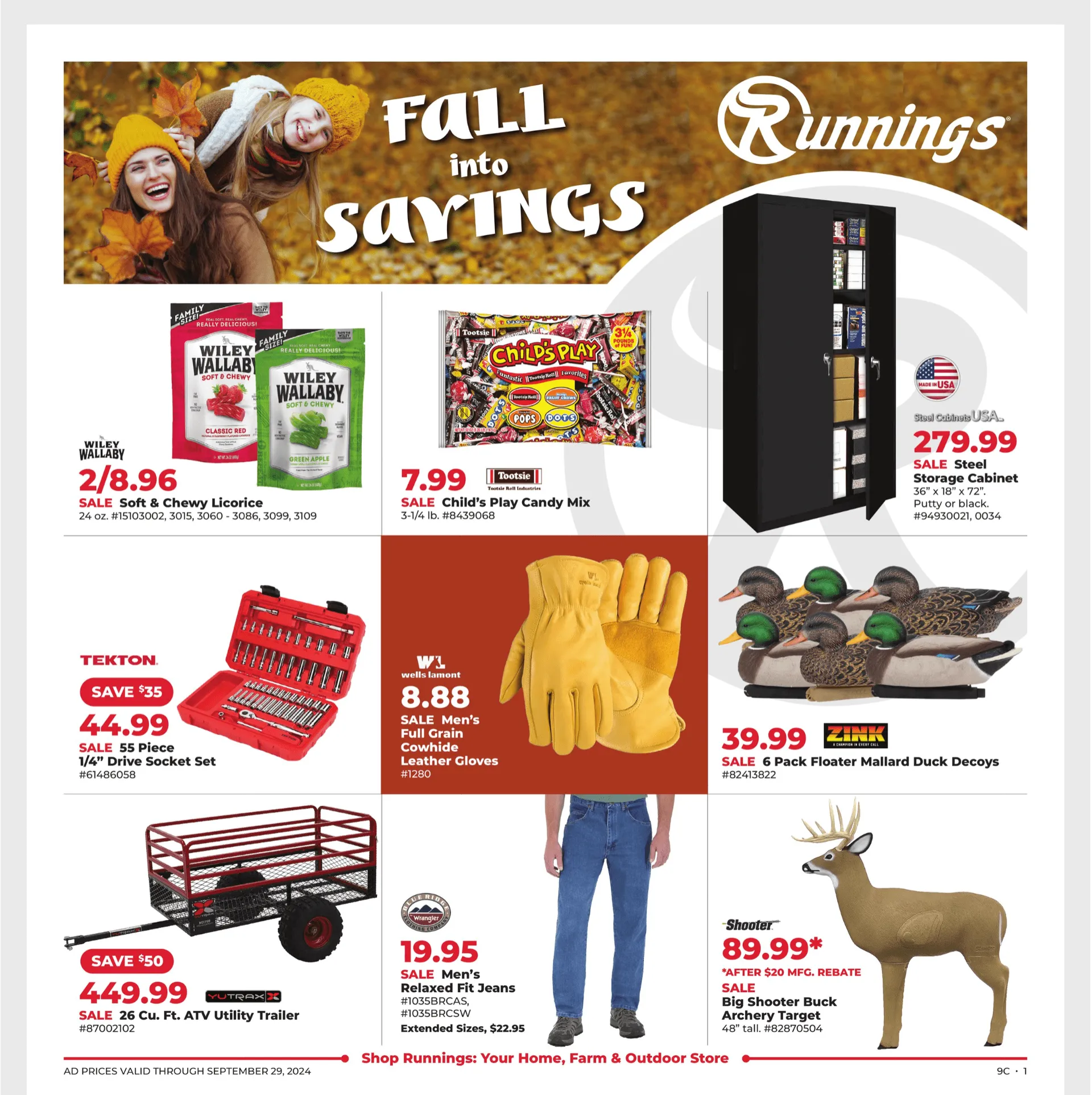 Weekly ad RUNNINGS weekly ads from September 21 to September 29 2024 - Page 