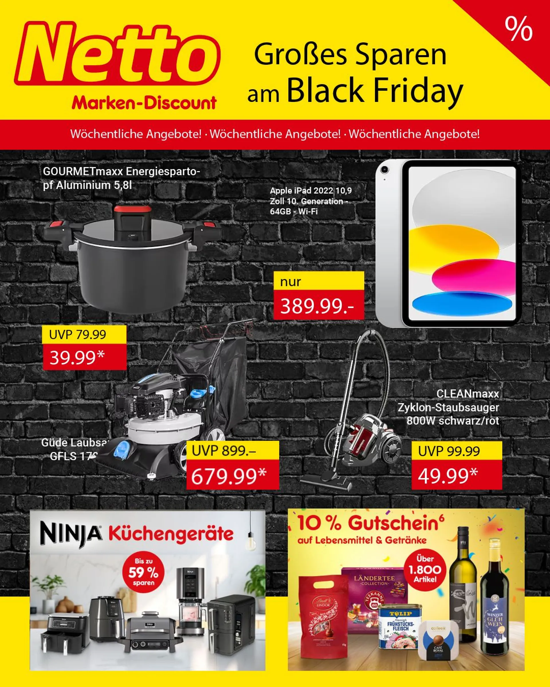 Black Friday deals von 4. November bis 22. November 2024 - Prospekt seite 