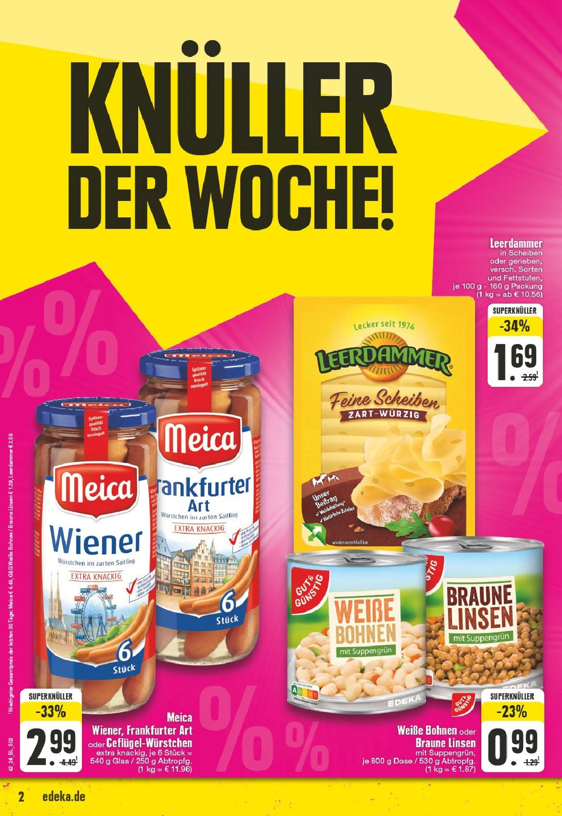 Edeka Prospekt von 14. Oktober bis 19. Oktober 2024 - Prospekt seite 2