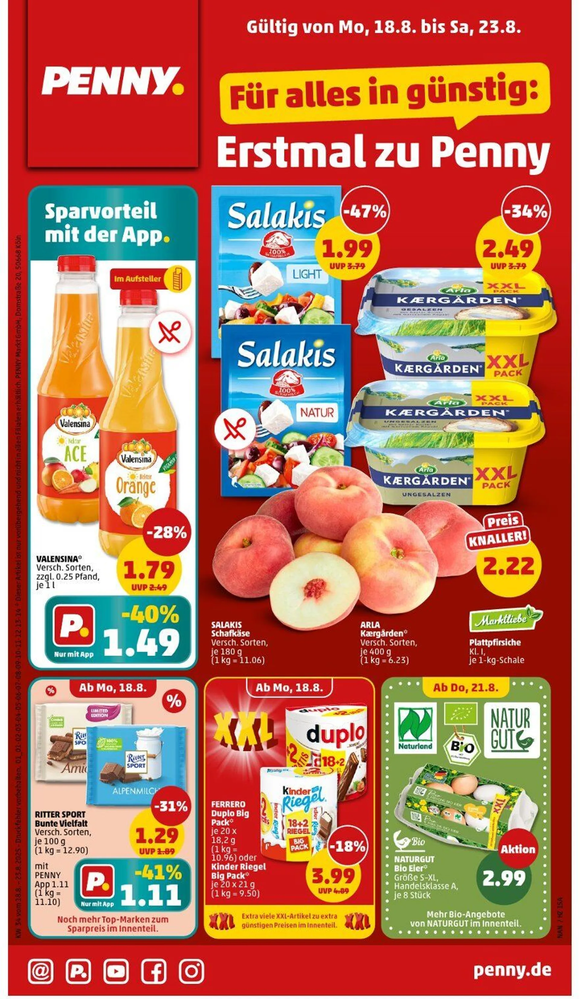  Penny Prospekte von 18. August bis 23. August 2025 - Prospekt seite 