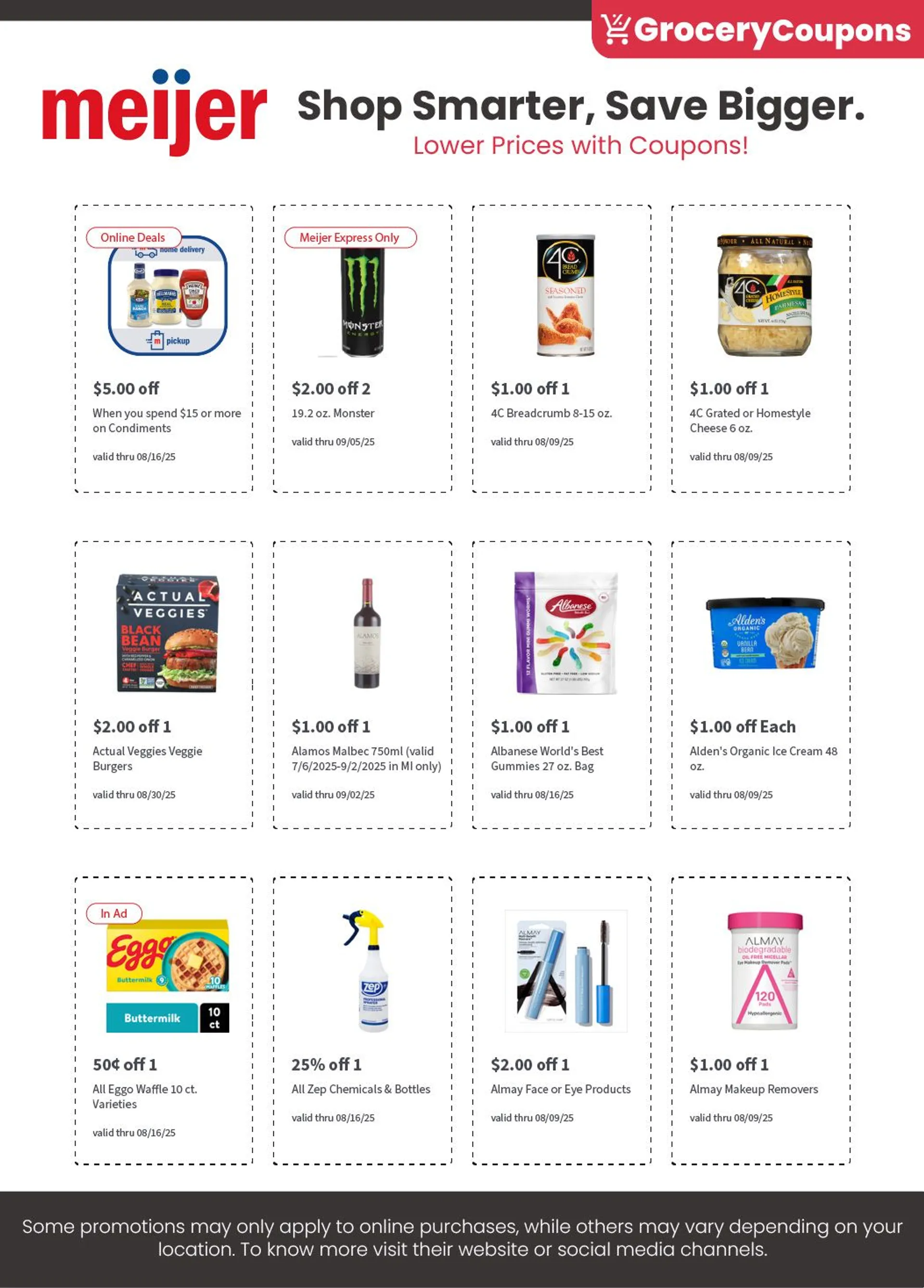 Weekly ad Meijer Coupons from August 4 to September 8 2025 - Page 1