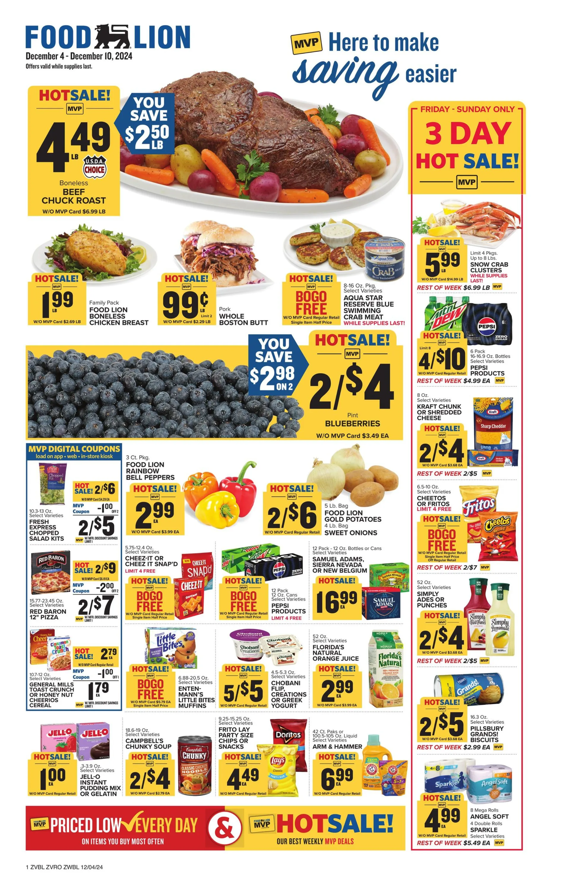 Weekly ad Food Lion Weekly Ad from December 4 to December 10 2024 - Page 