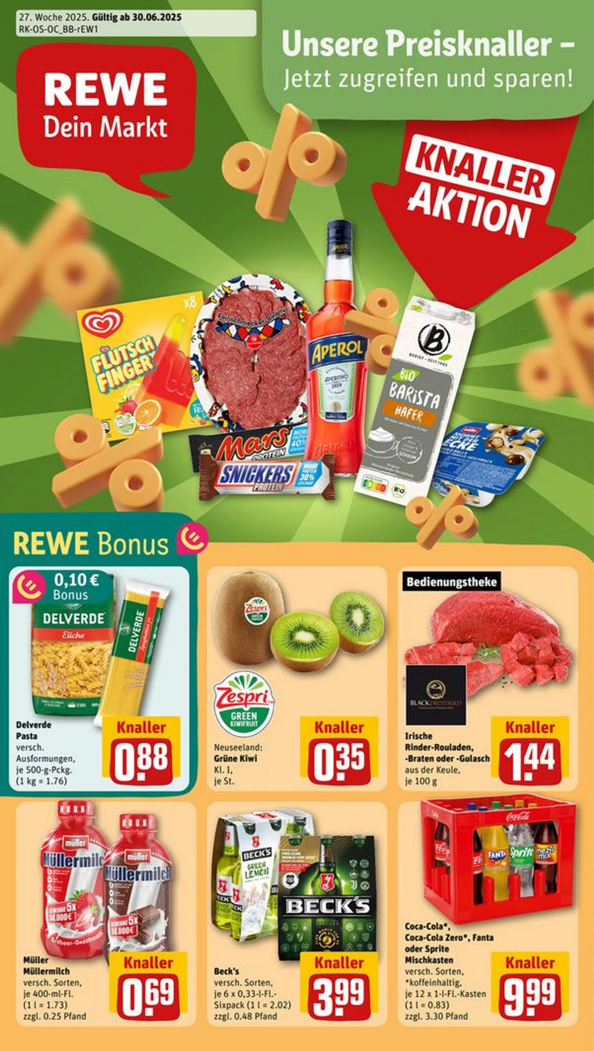 REWE Prospekt von 30. Juni bis 6. Juli 2025 - Prospekt seite 