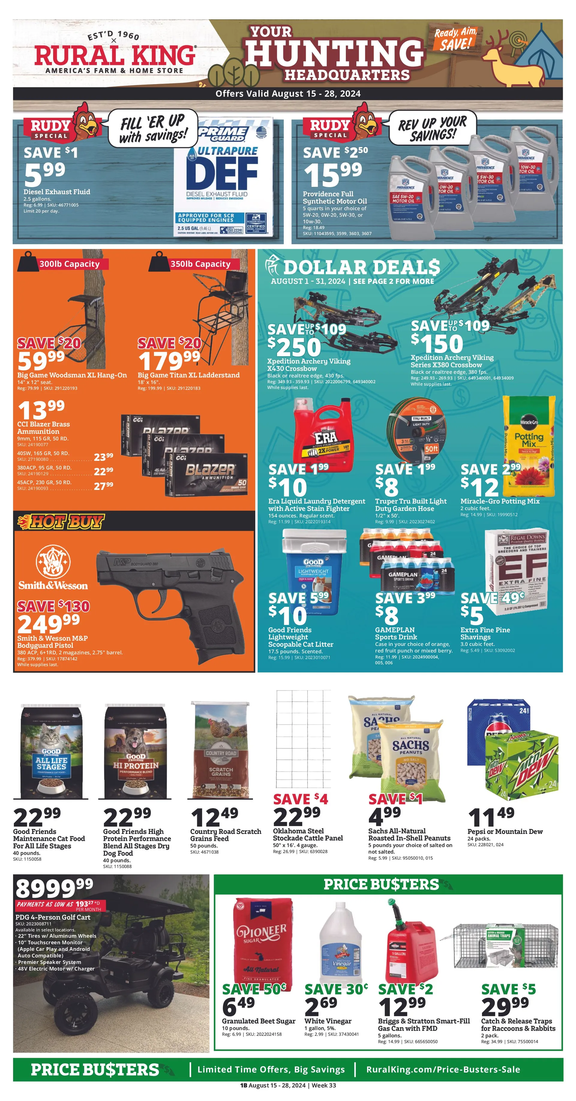 Weekly ad Rural King sales from August 15 to August 28 2024 - Page 