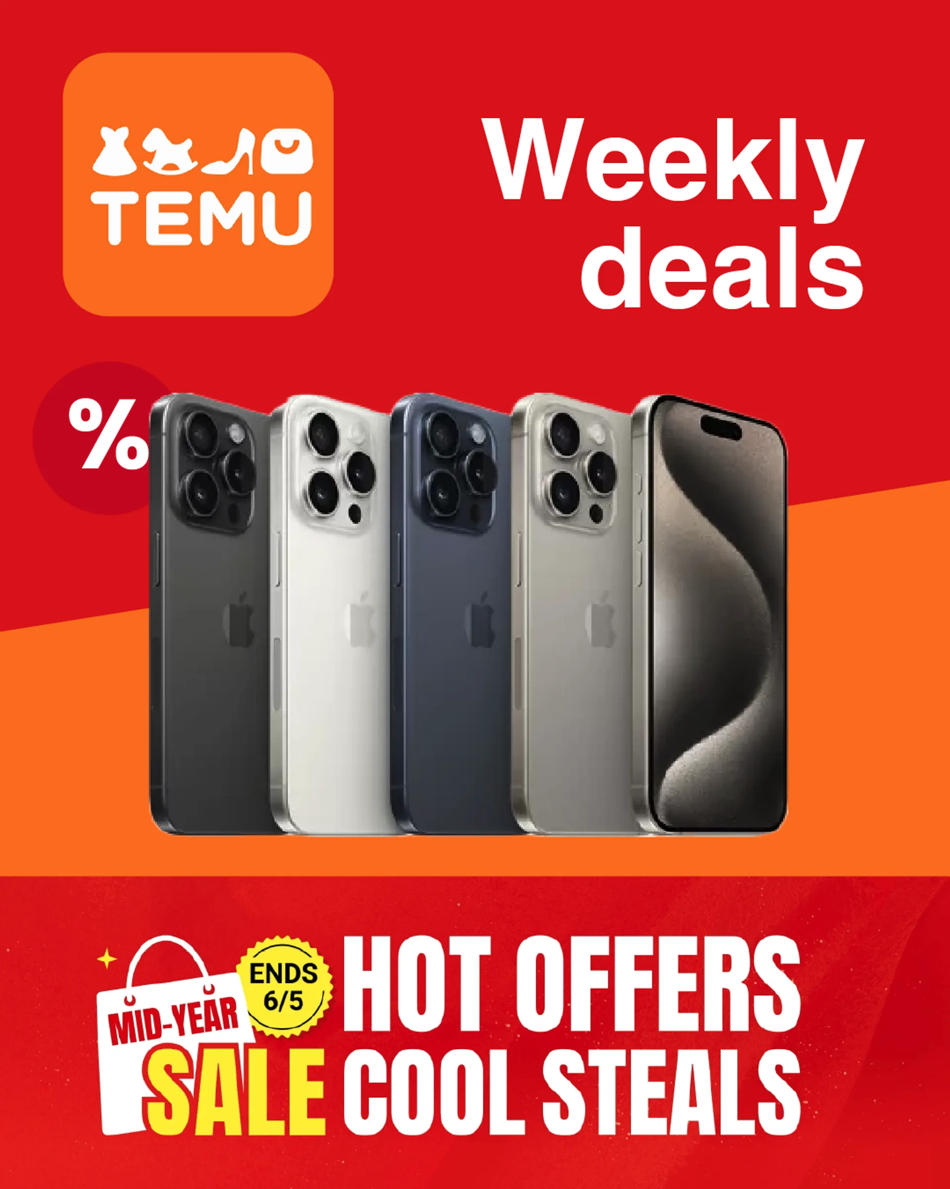 Weekly ad Temu Weekly Ad from May 28 to June 11 2025 - Page 1