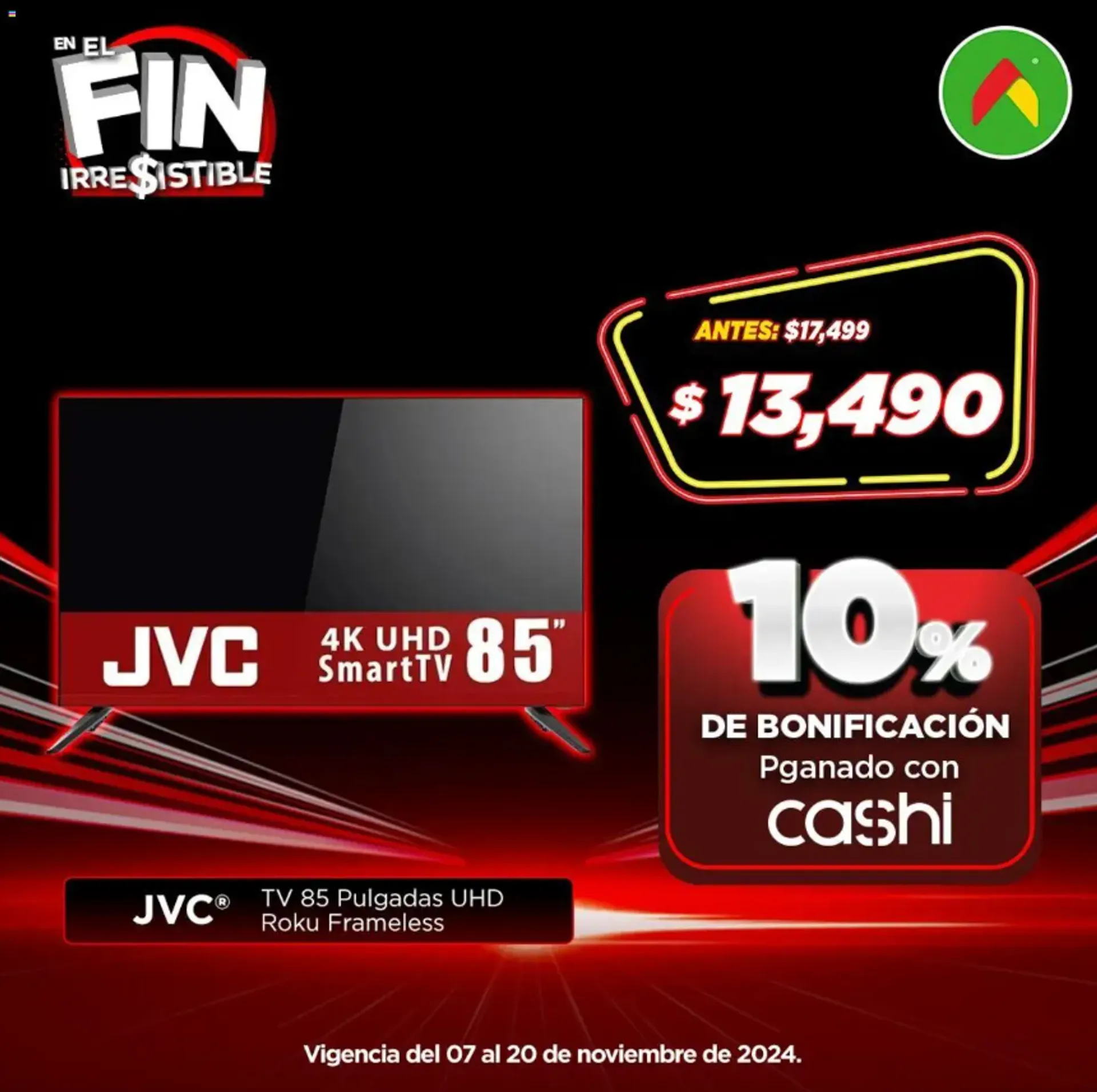 Catálogo de Fin Irresistible: Ofertas en televisores y pantallas 7 de noviembre al 20 de noviembre 2024 - Pagina 