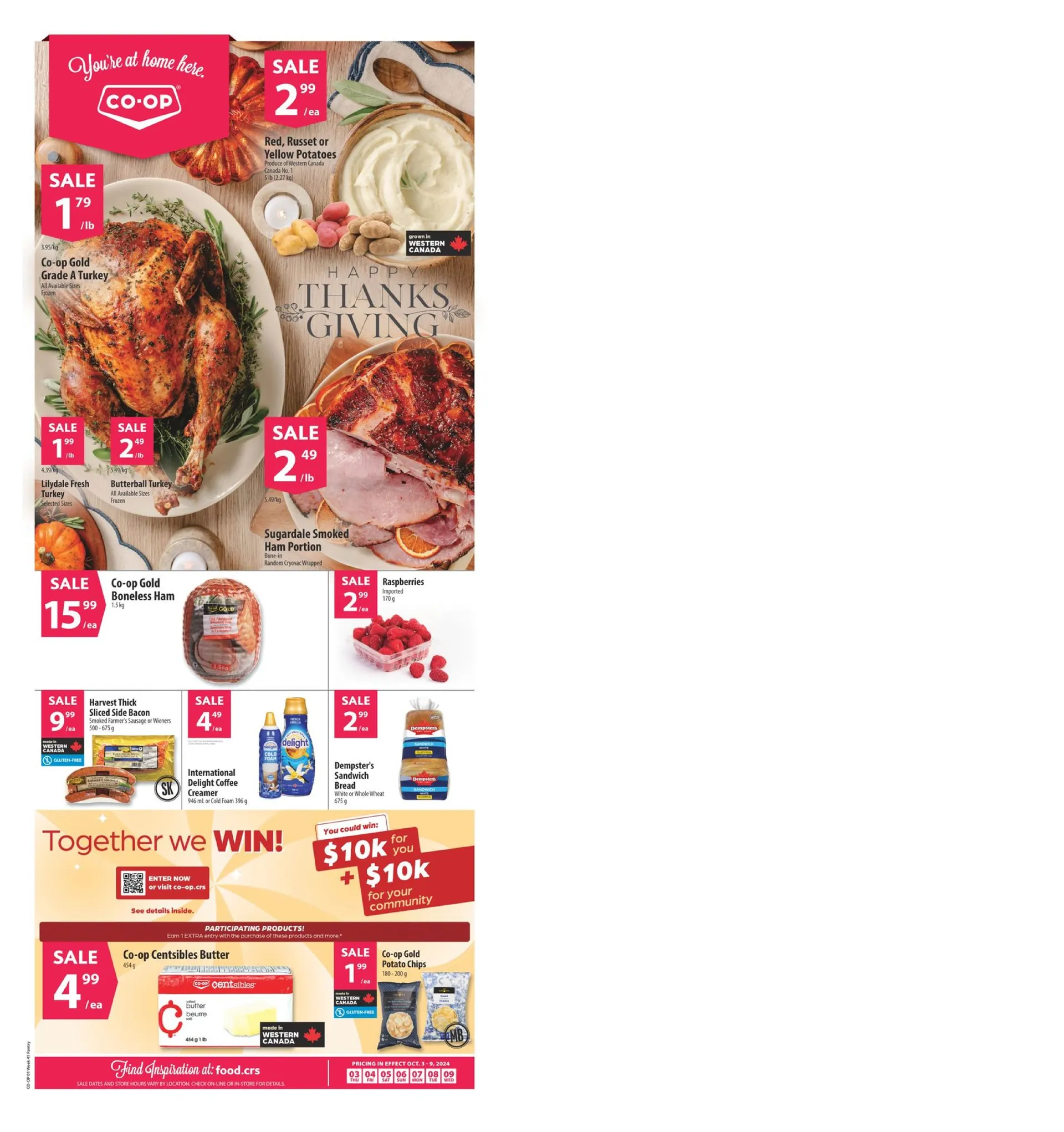 Co-op Food weekly flyer from October 3 to October 9 2024 - flyer page 