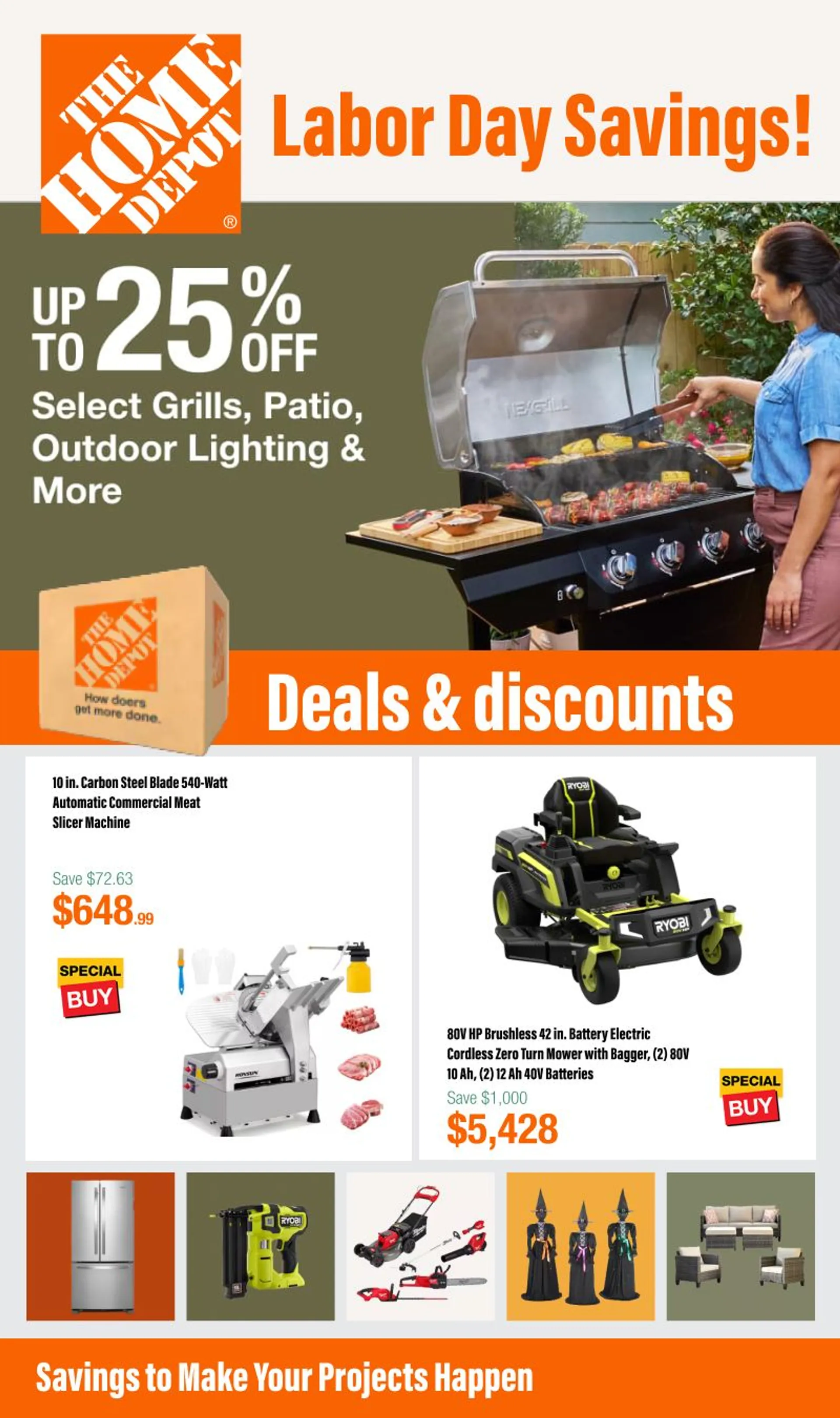 Weekly ad The Home Depot Labor Day from August 25 to September 10 2025 - Page 1