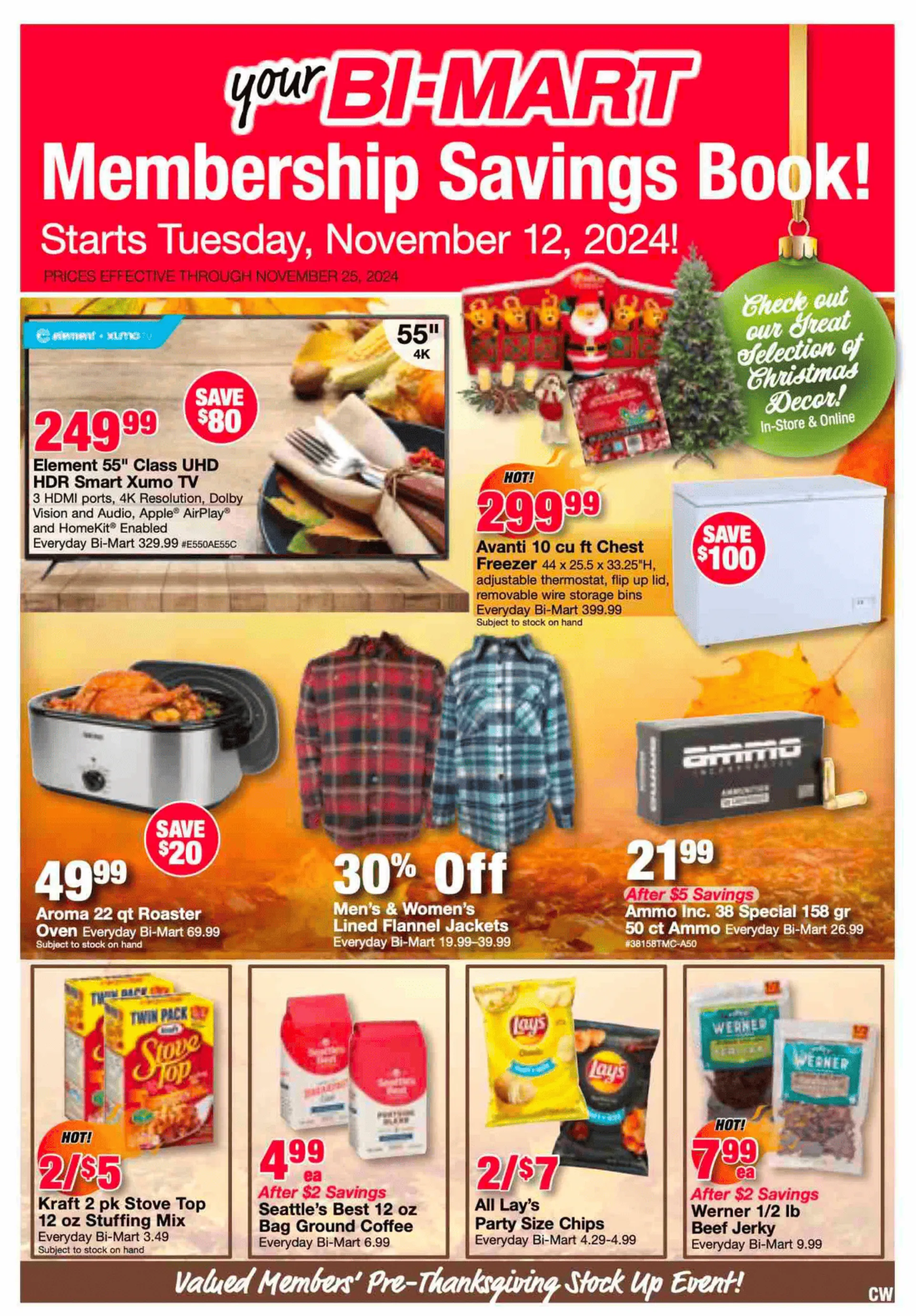 Weekly ad Bi-Mart sales from November 12 to November 25 2024 - Page 