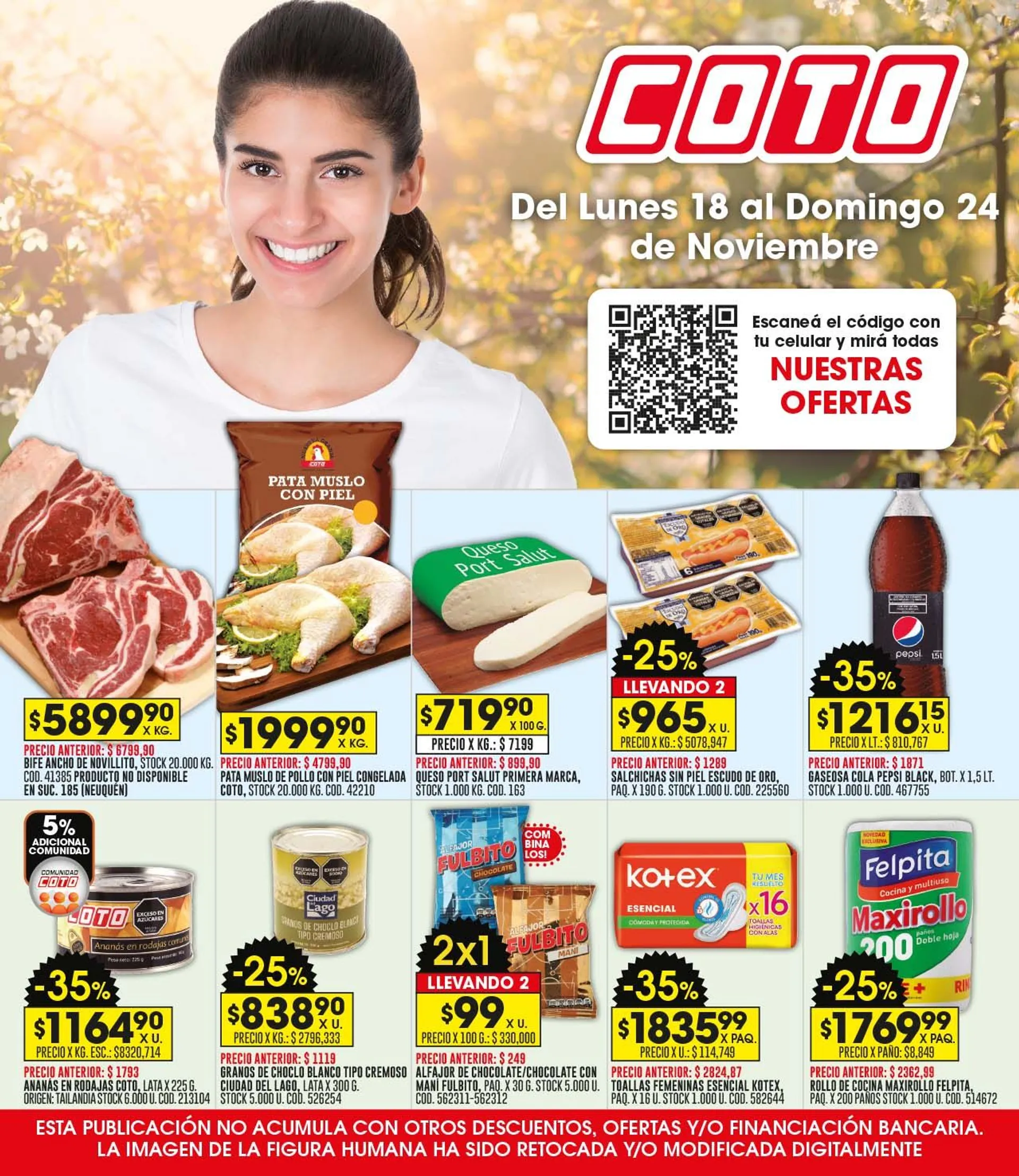 Ofertas de Coto Descuentos semanales 18 de noviembre al 24 de noviembre 2024 - Página  del catálogo