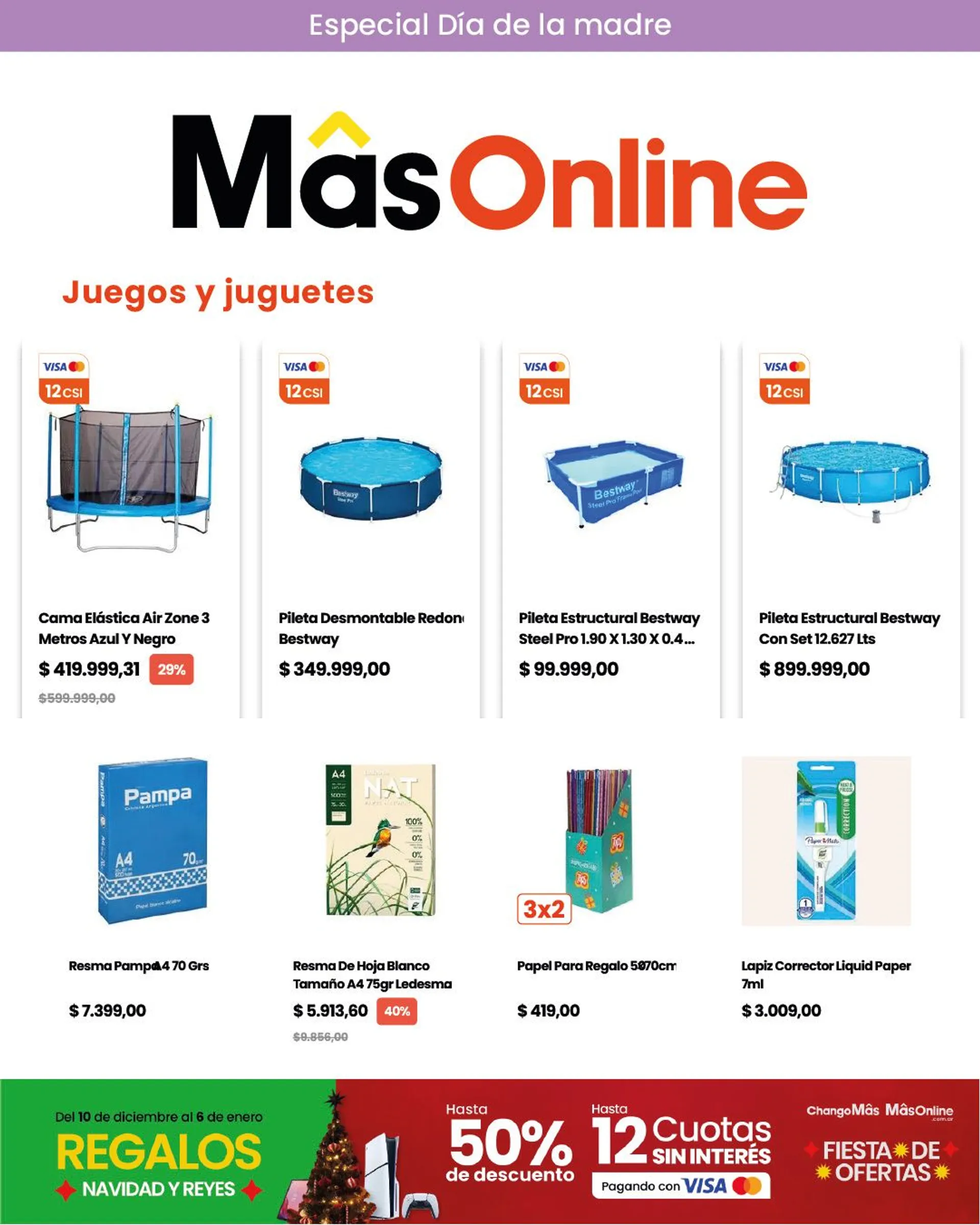 Ofertas de Mas Onlines Ofertas semanales! 10 de diciembre al 6 de enero 2025 - Página  del catálogo