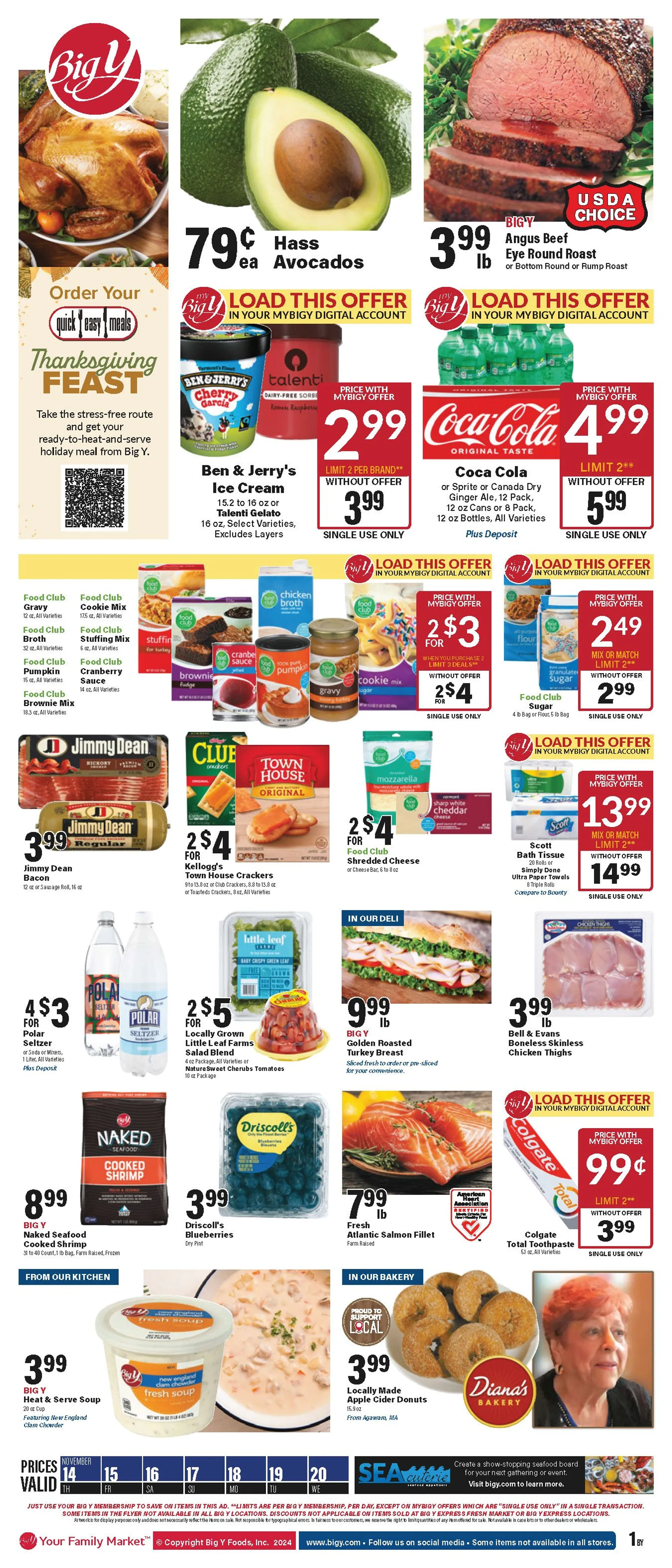 Weekly ad Big Y Deals from November 19 to November 20 2024 - Page 