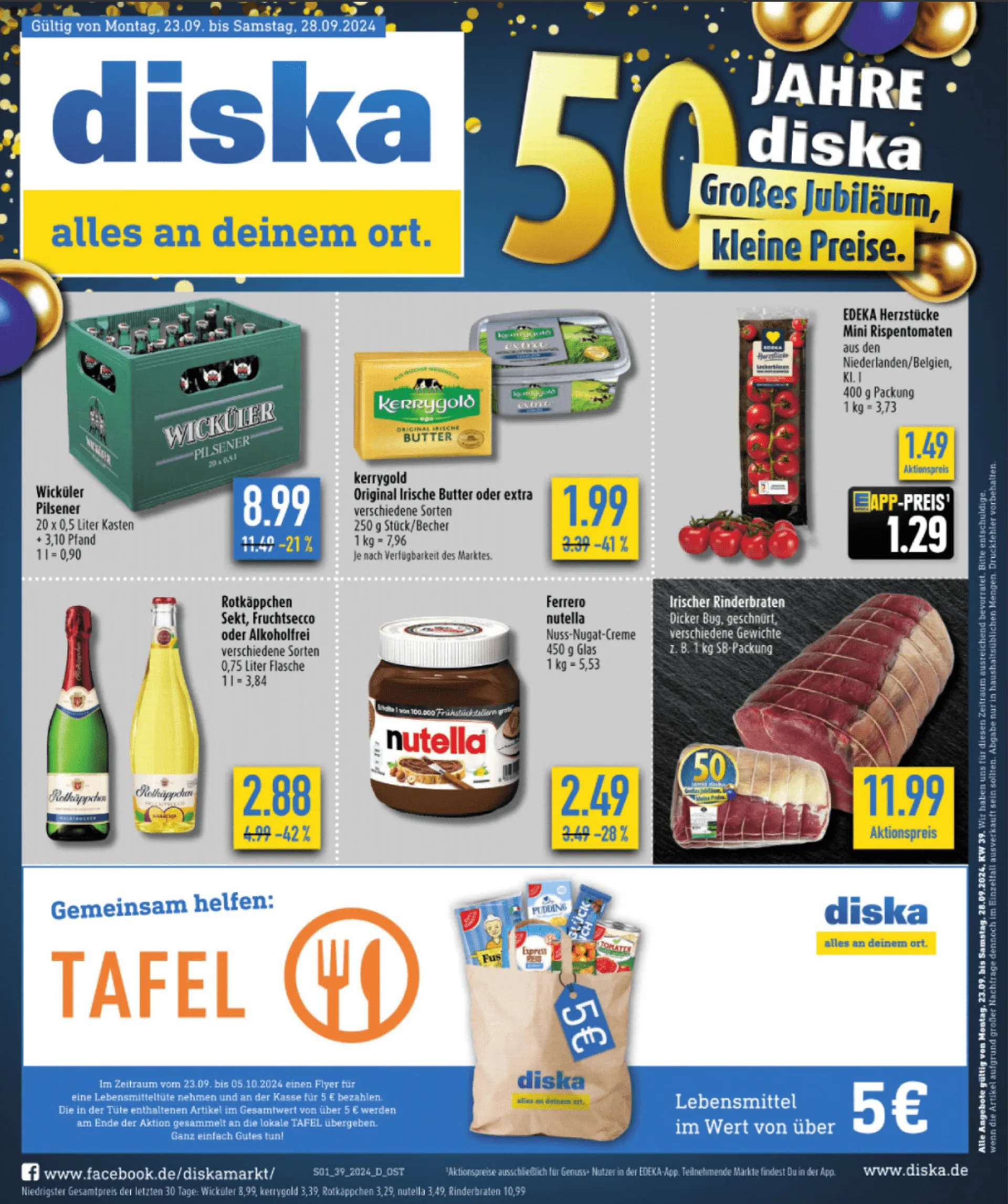 Aktueller Diska-Katalog von 23. September bis 28. September 2024 - Prospekt seite 