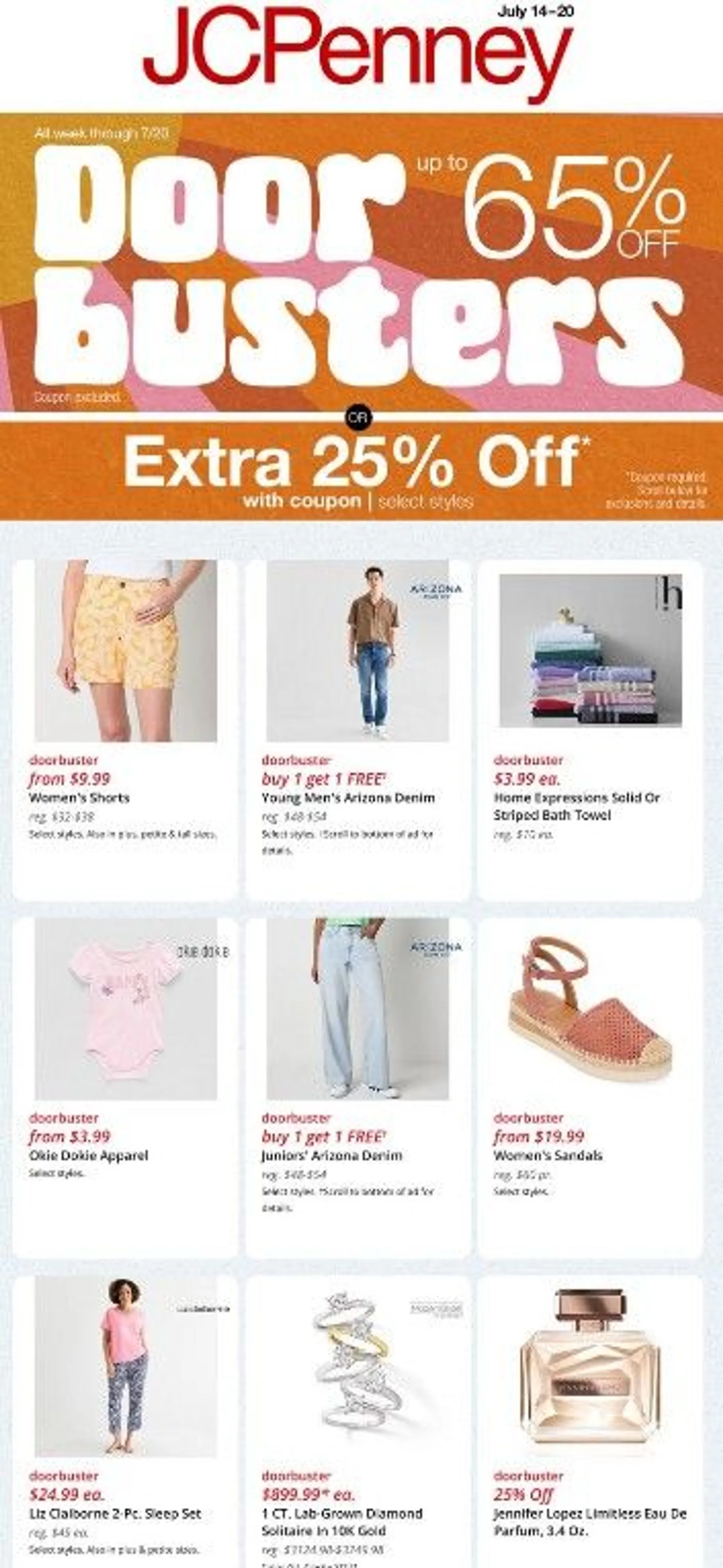 Weekly ad JCPenney Sales from July 14 to July 20 2025 - Page 1