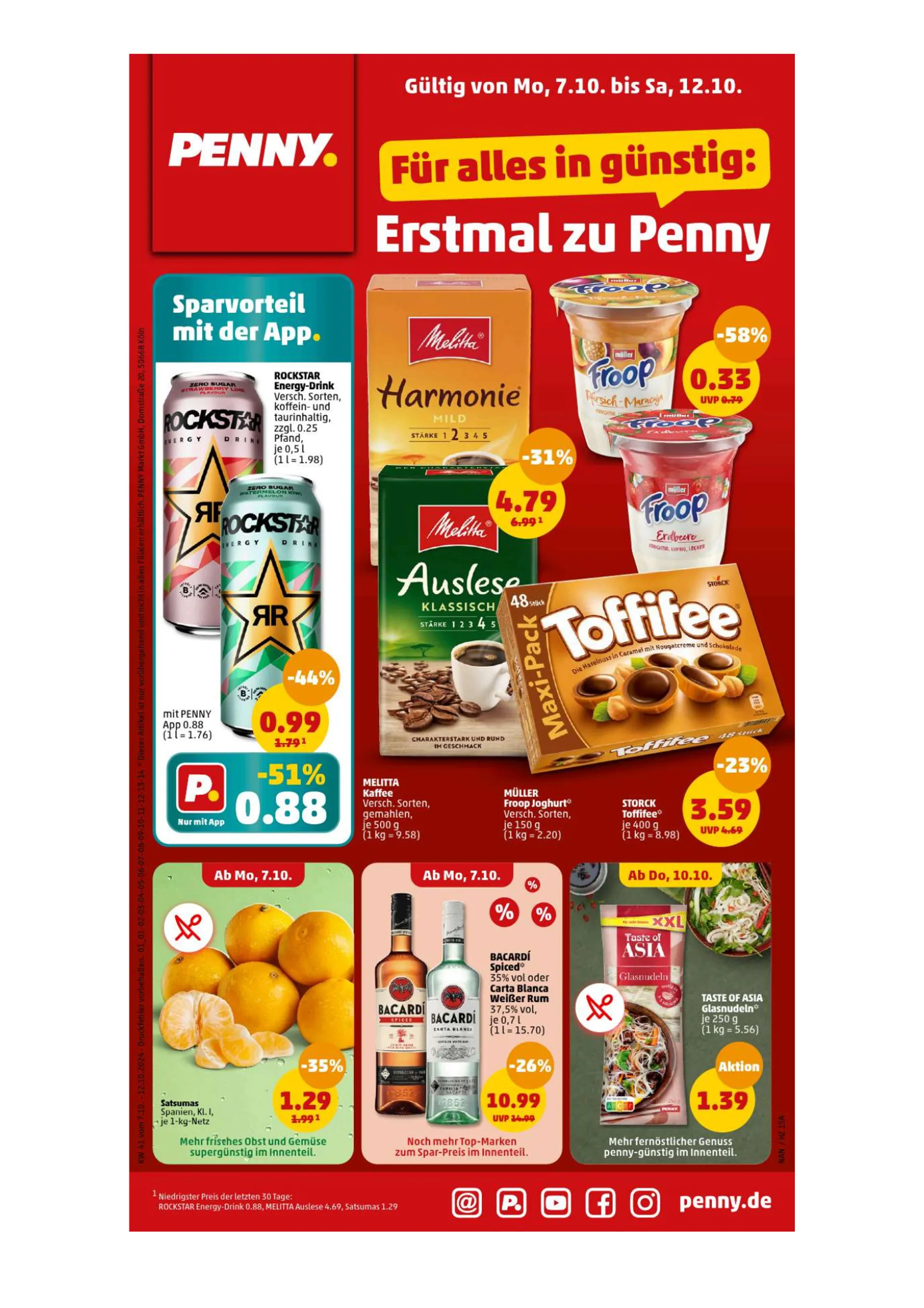 Penny Prospekts  von 7. Oktober bis 12. Oktober 2024 - Prospekt seite 