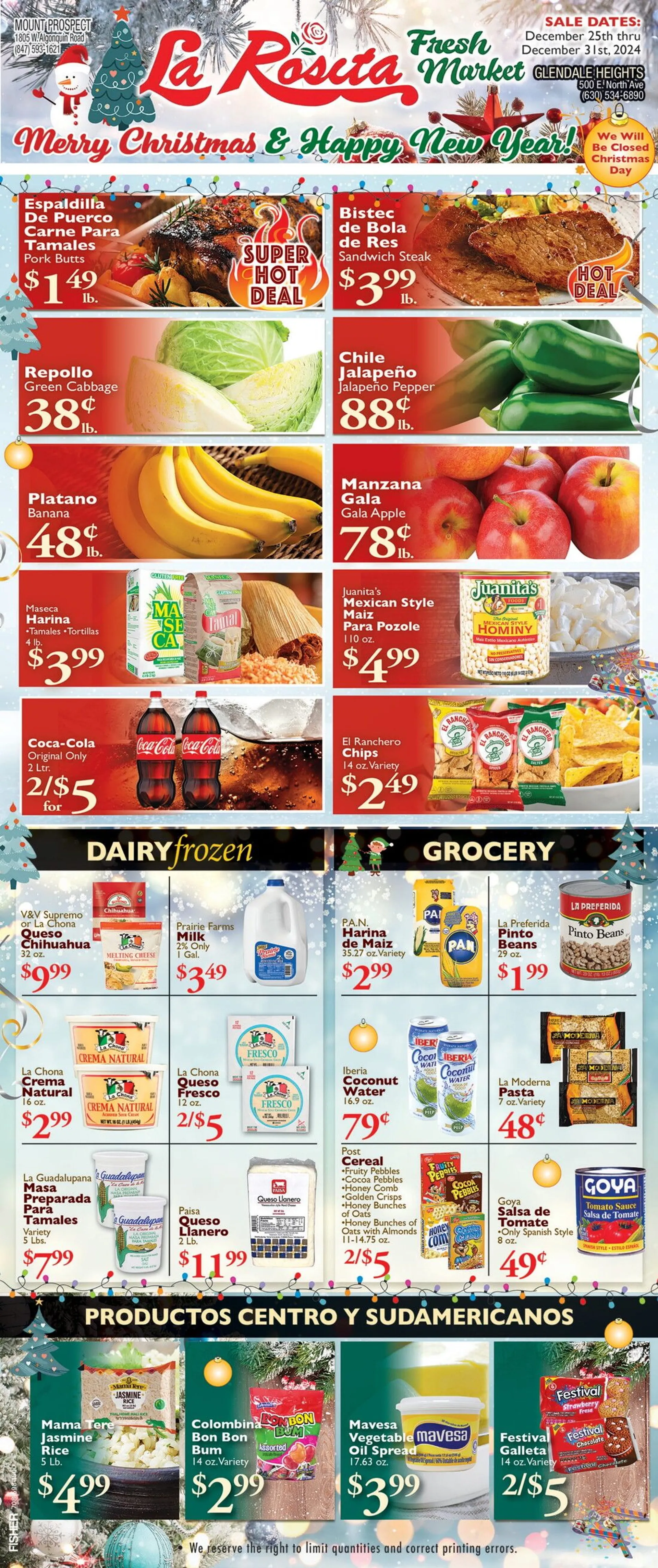 Weekly ad La Rosita Fresh Market Deals from December 27 to December 31 2024 - Page 