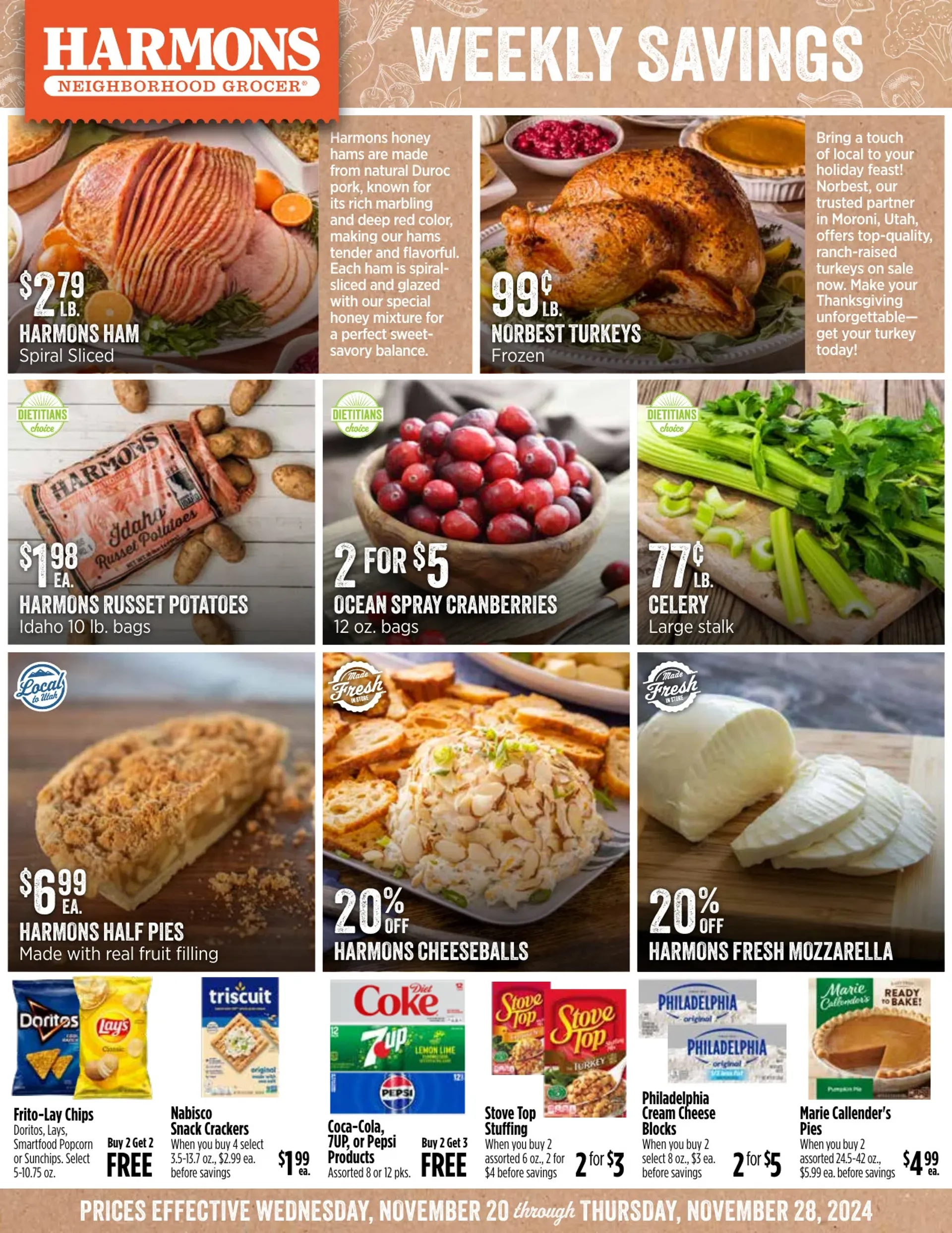 Weekly ad Harmons sales from November 20 to November 29 2024 - Page 