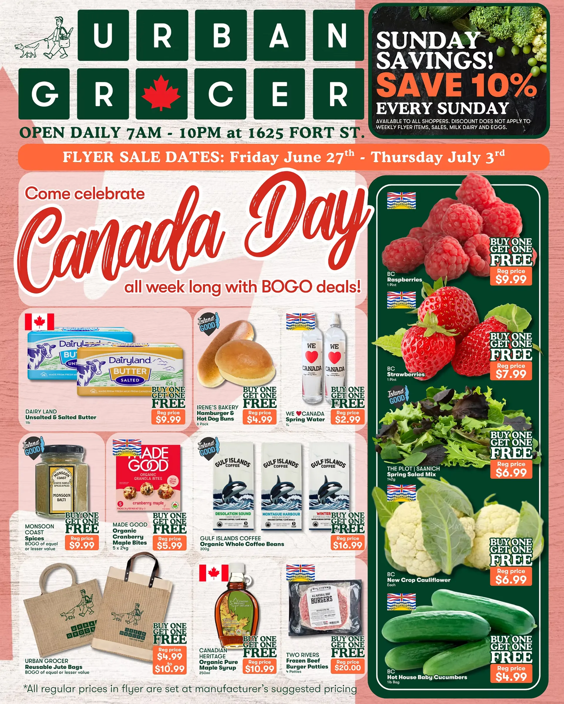 Urban Grocer Deals from June 27 to July 3 2025 - flyer page 1