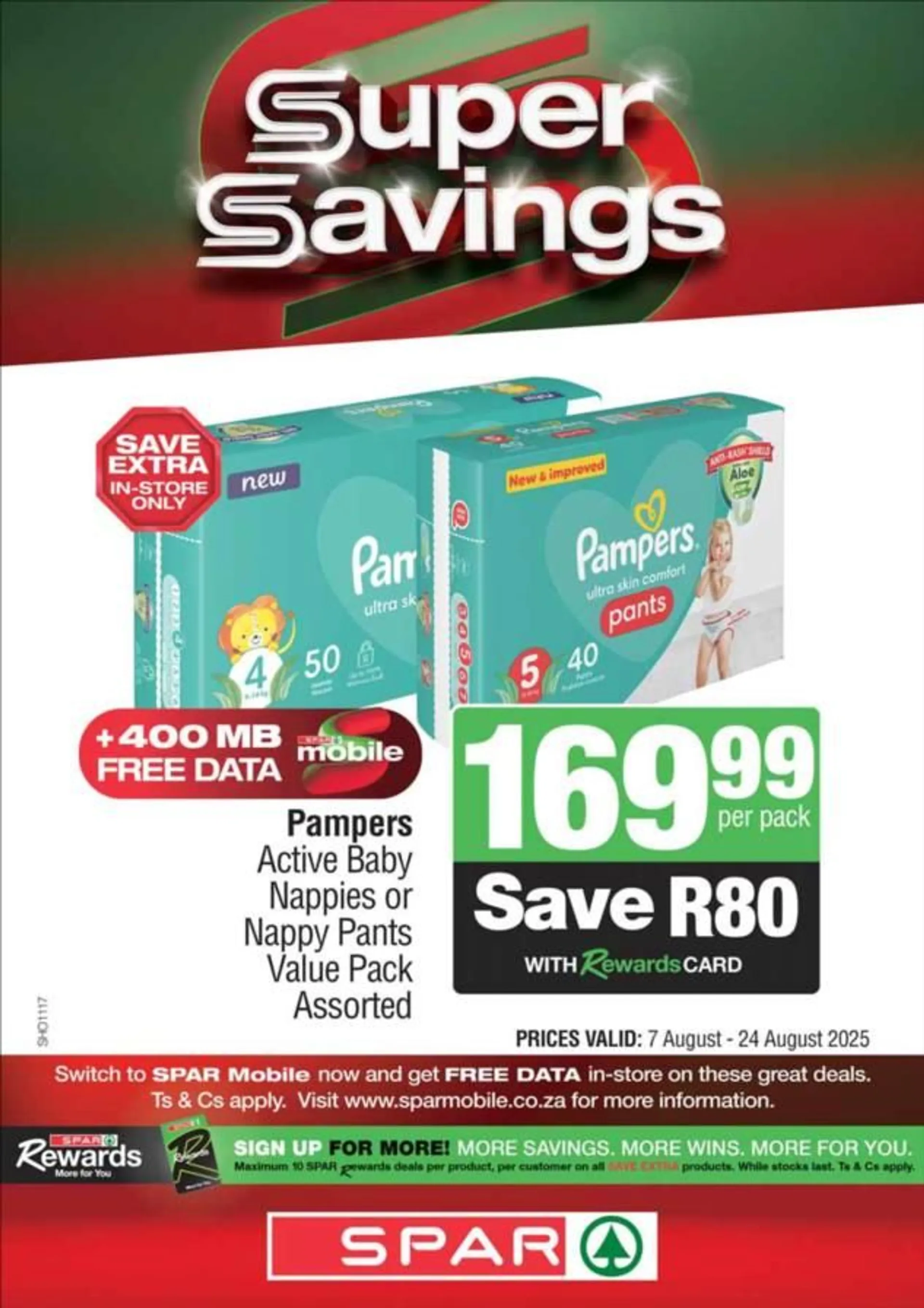 SPAR Sales from 7 August to 24 August 2025 - Catalogue Page 